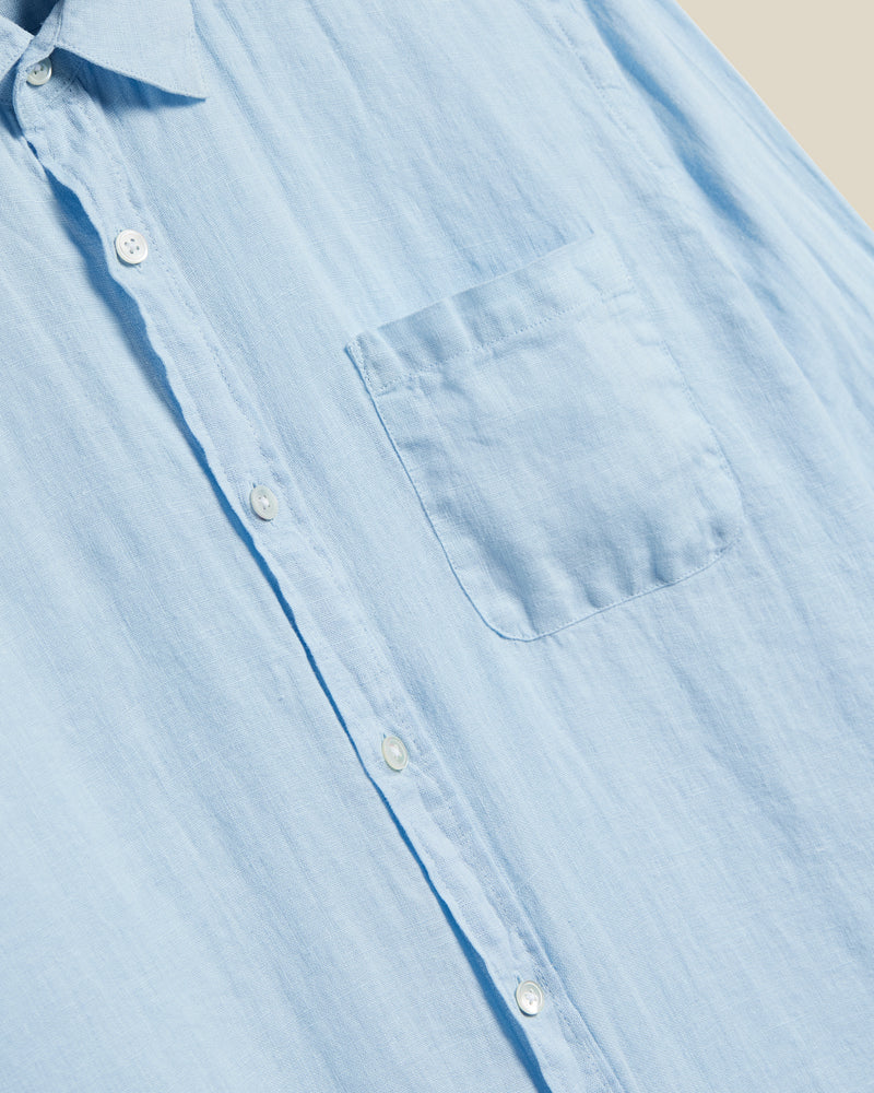 Camicia a maniche lunghe in lino Sky PORTUGUESE FLANNEL