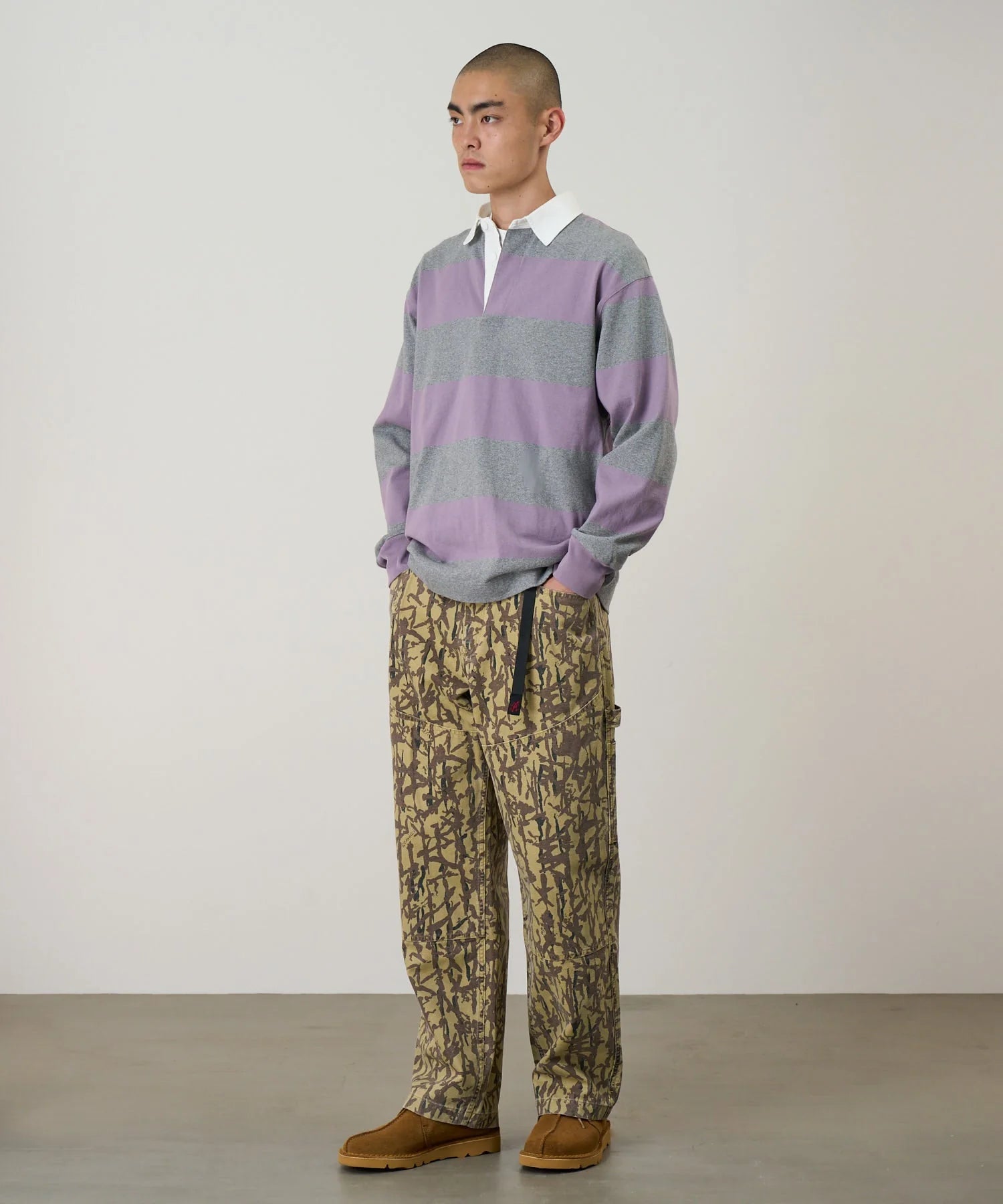 GRAMICCI Langdon Rugby Shirt Heather Purple