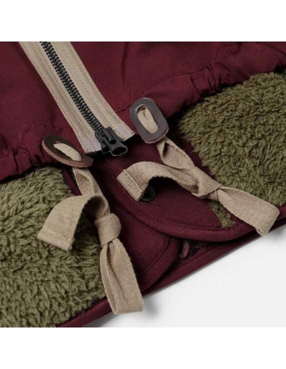 FRIZMWORKS Smock Hooded Parka 002 Burgundy