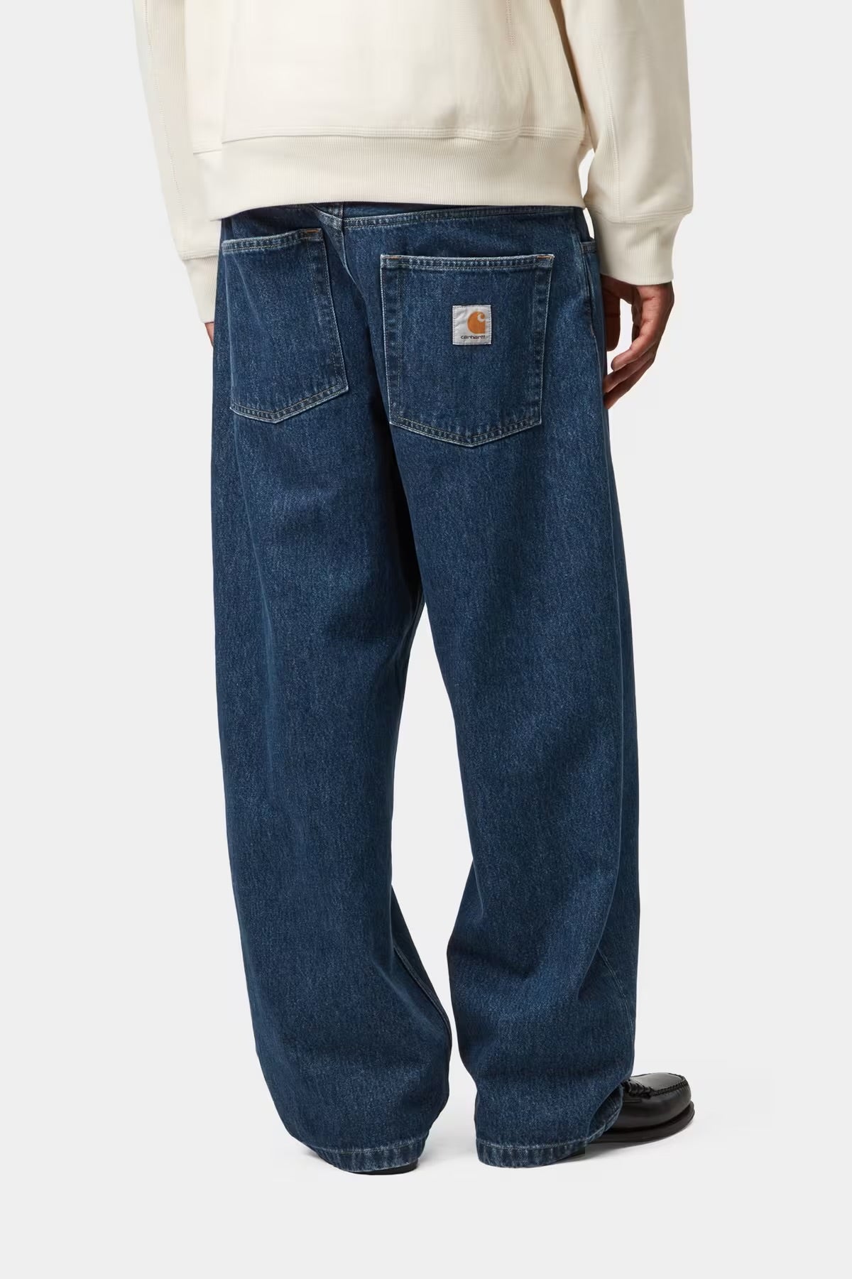 CARHARTT WIP Brandon Pant Blue Worn Washed