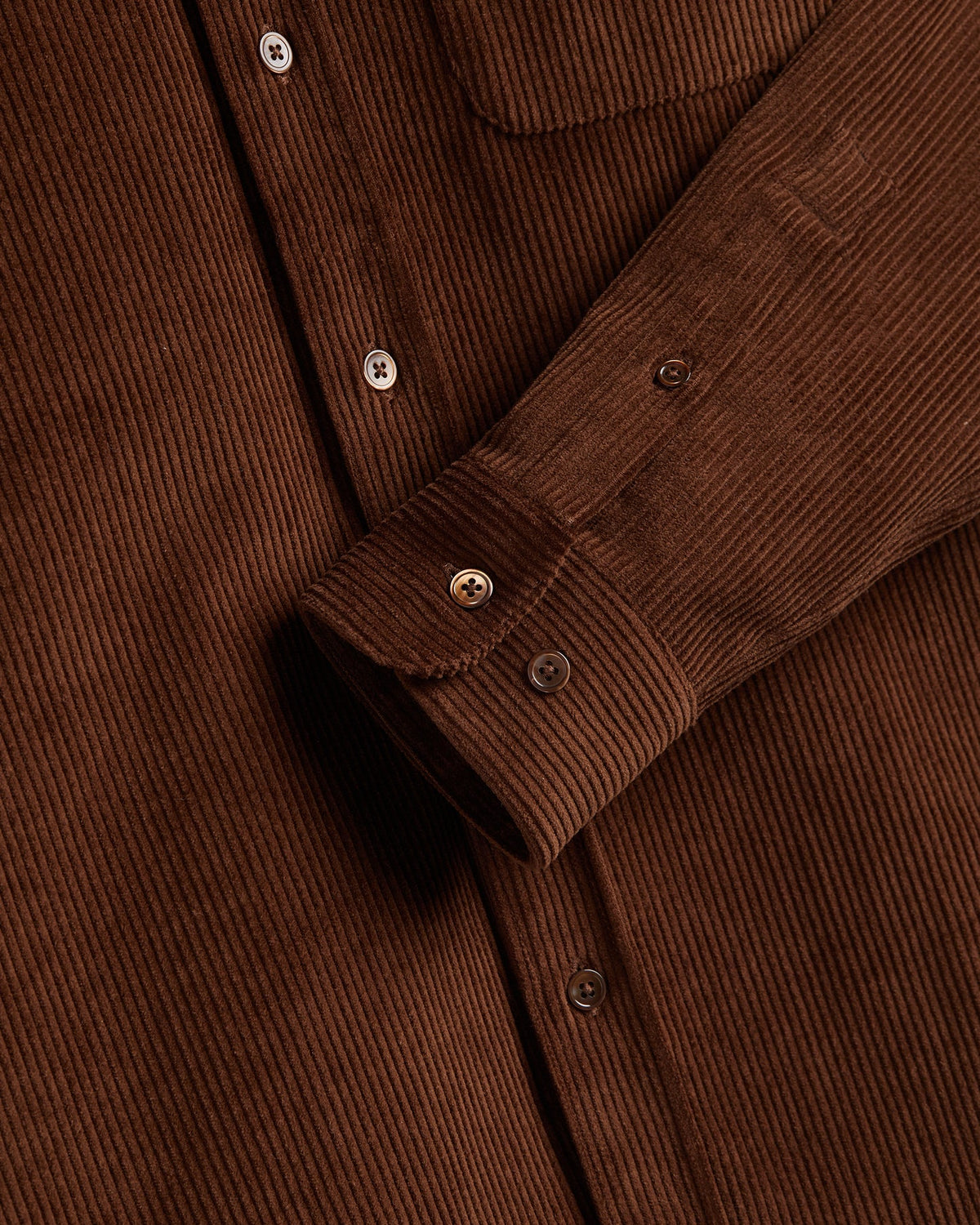 PORTUGUESE FLANNEL Lobo Brown Corduroy Shirt