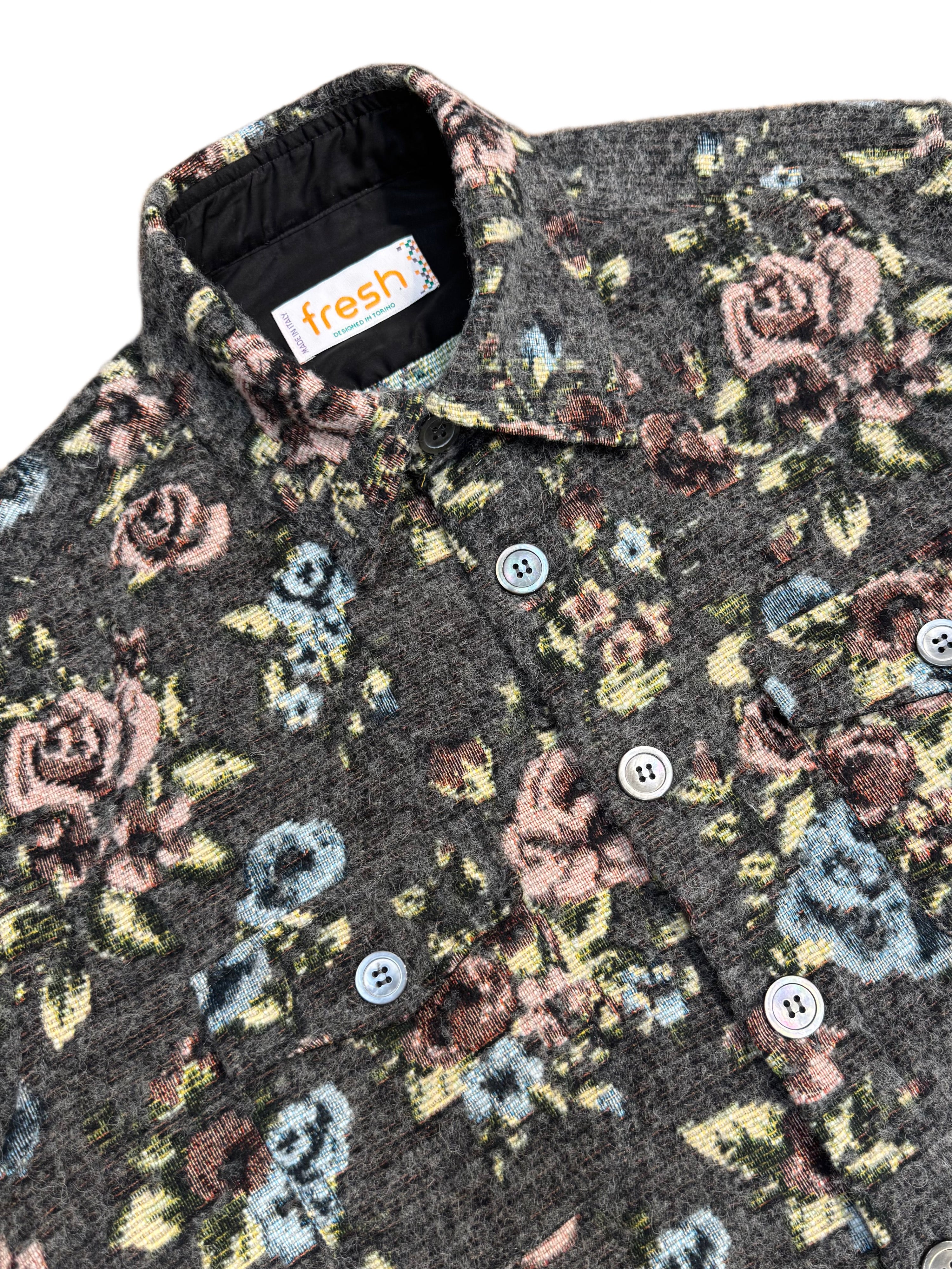 FRESH Flowers Jacquard Overshirt