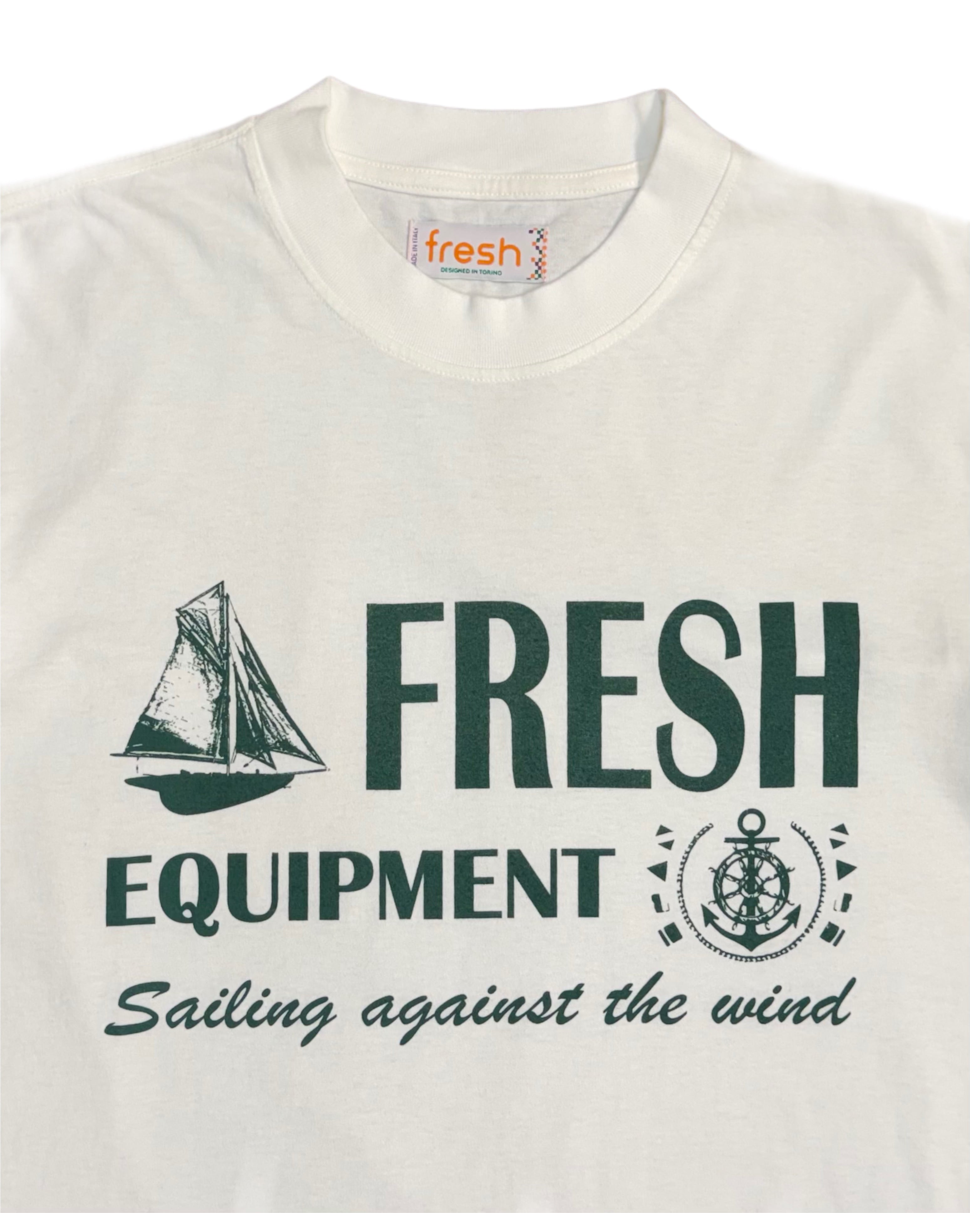 FRESH Equipment Cotton Tee in White