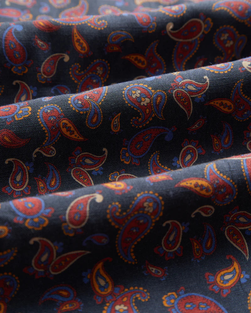PORTUGUESE FLANNEL Camicia in lino di seta Paisley