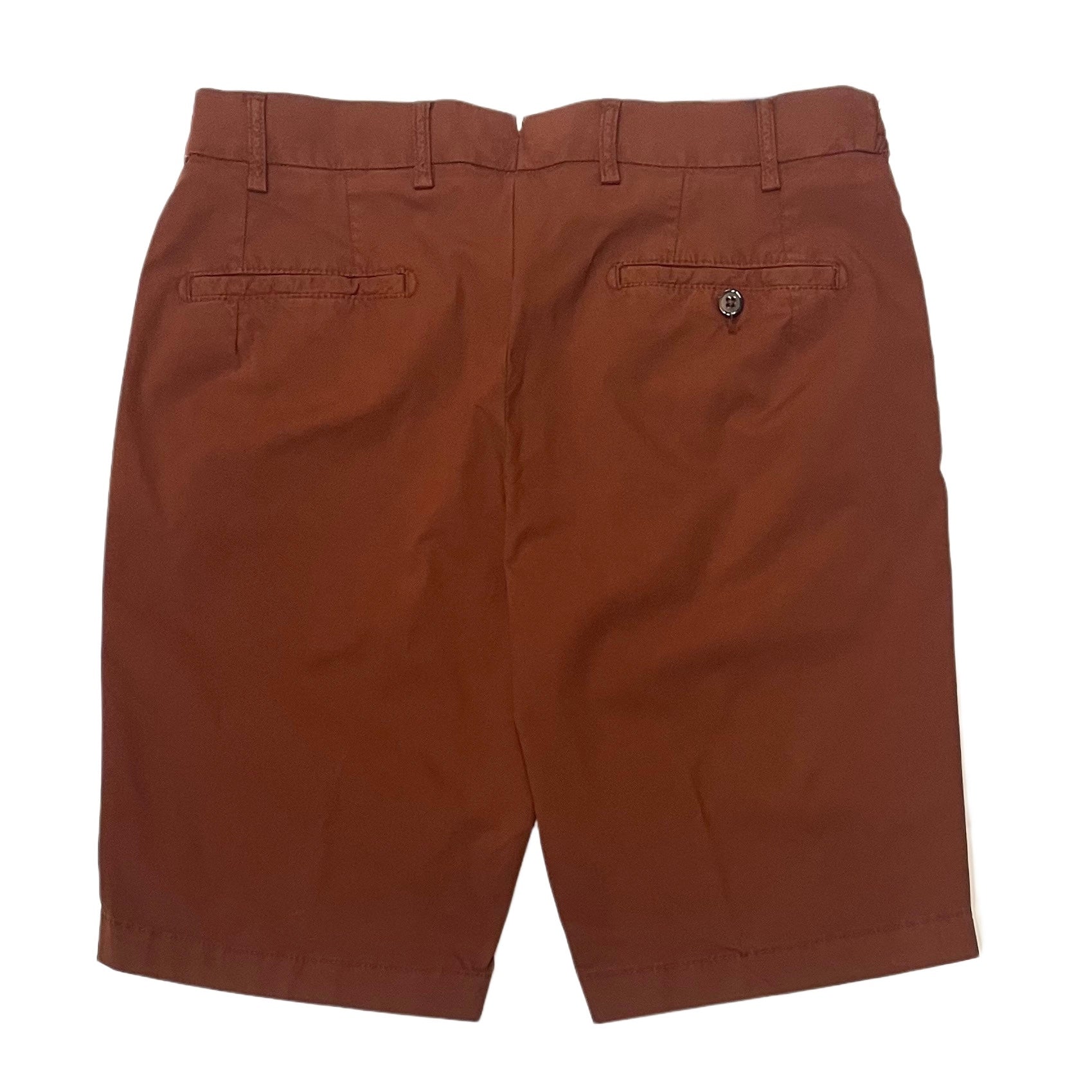 FRESH Recco Cotton Chino Shorts In Brick Red