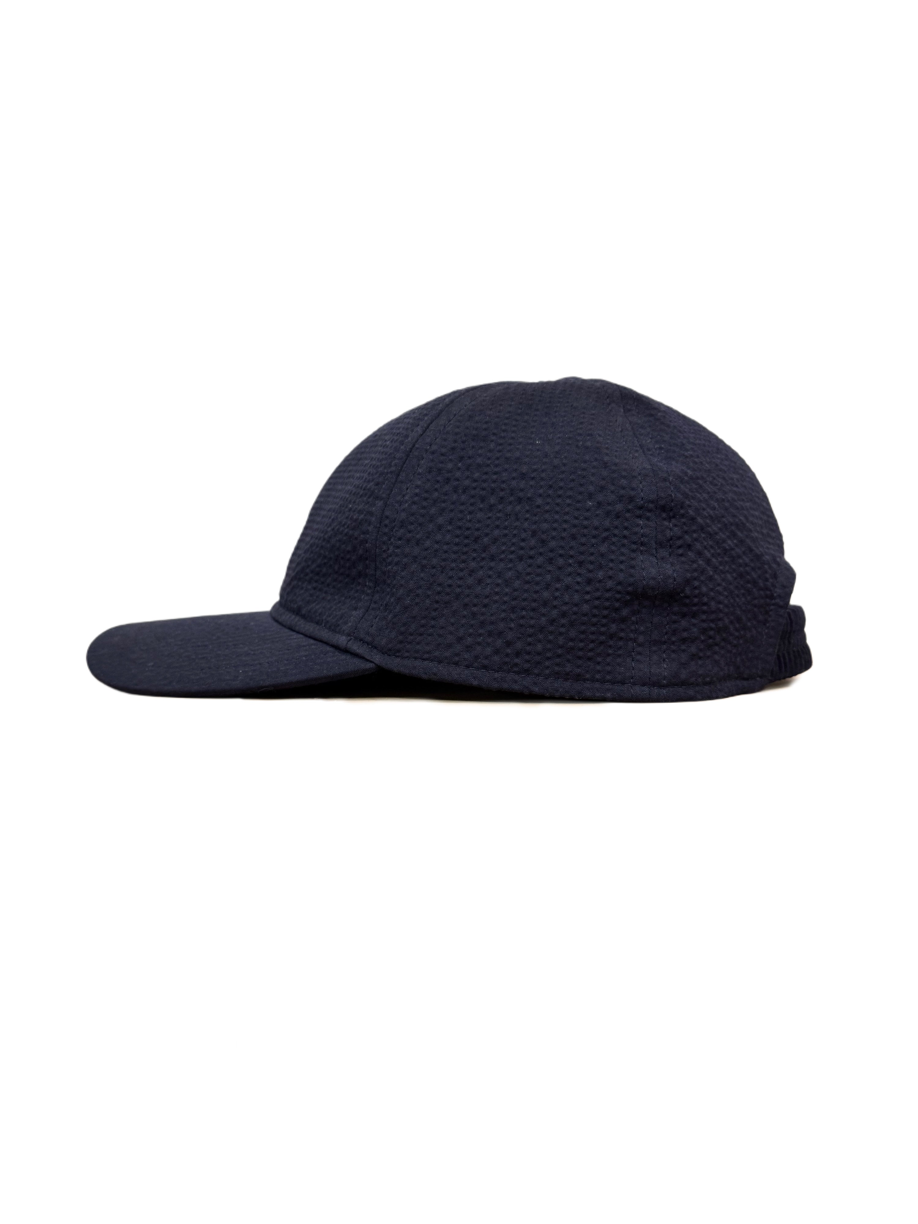 FRESH Seersucker Cap in Navy
