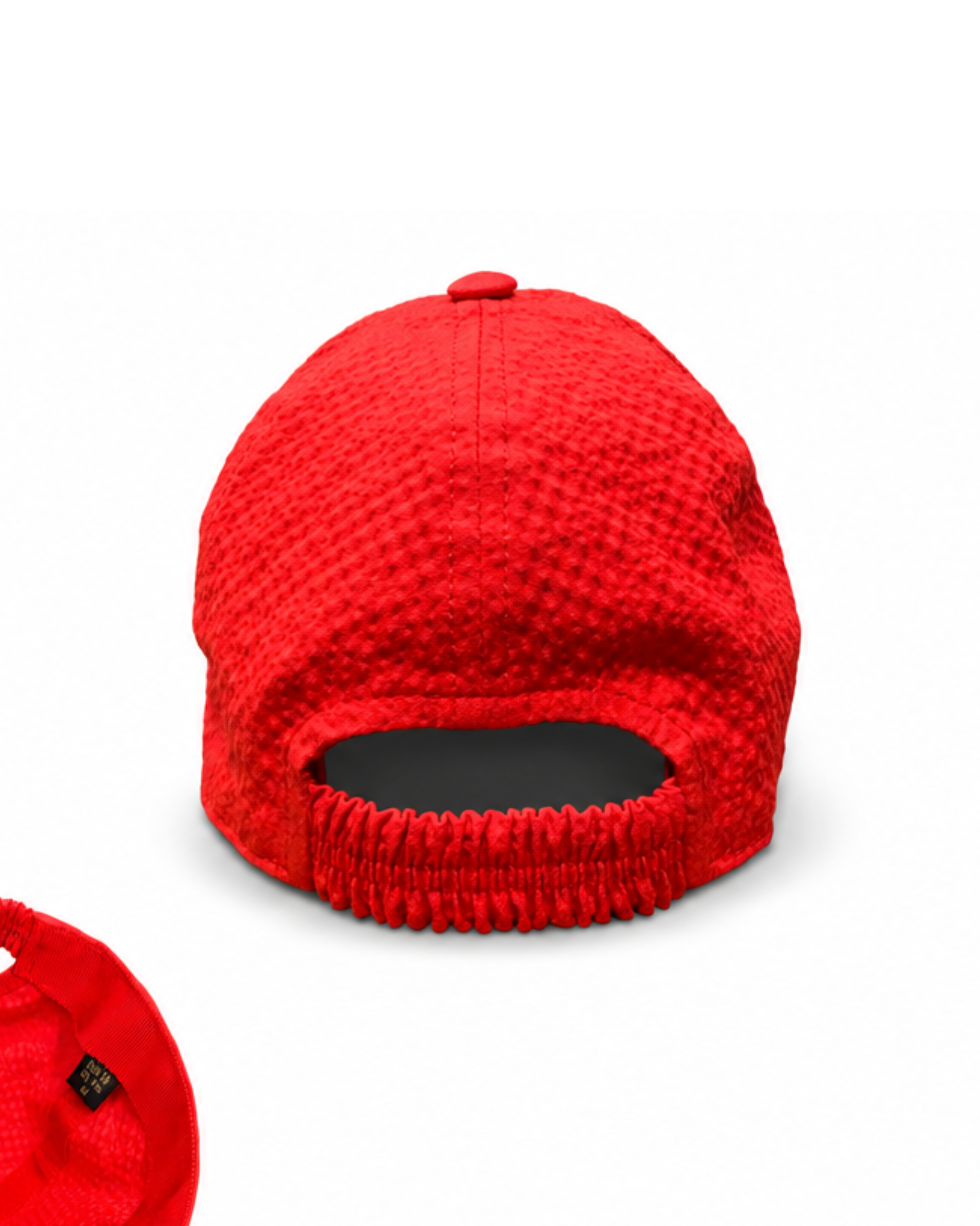 FRESH Seersucker Cap in Red