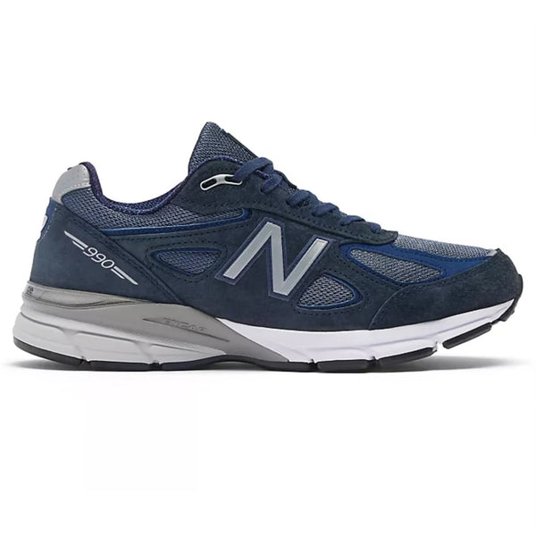 NEW BALANCE 990v4 Made in Usa Navy With Silver