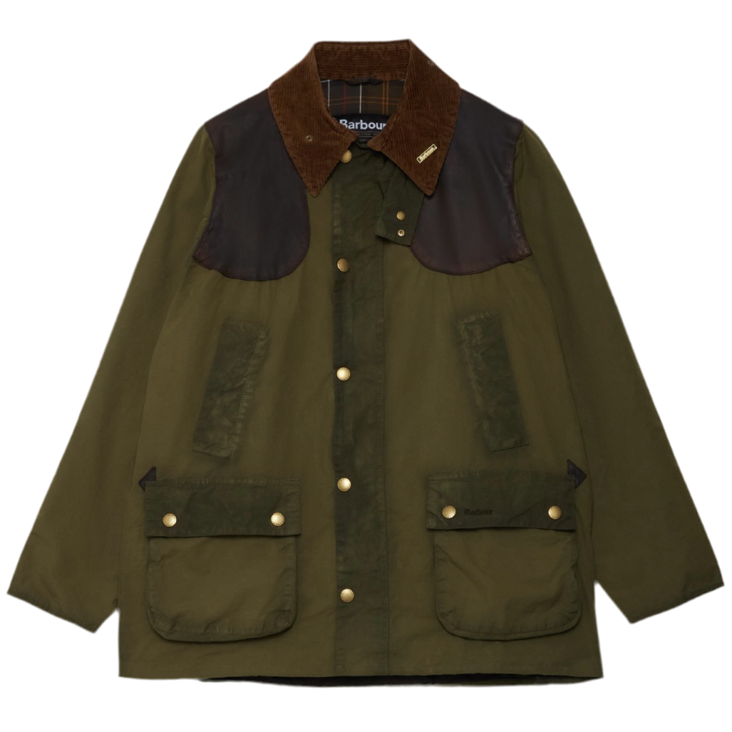 BARBOUR Bedale Washed Wax Jacket Olive WP Edition