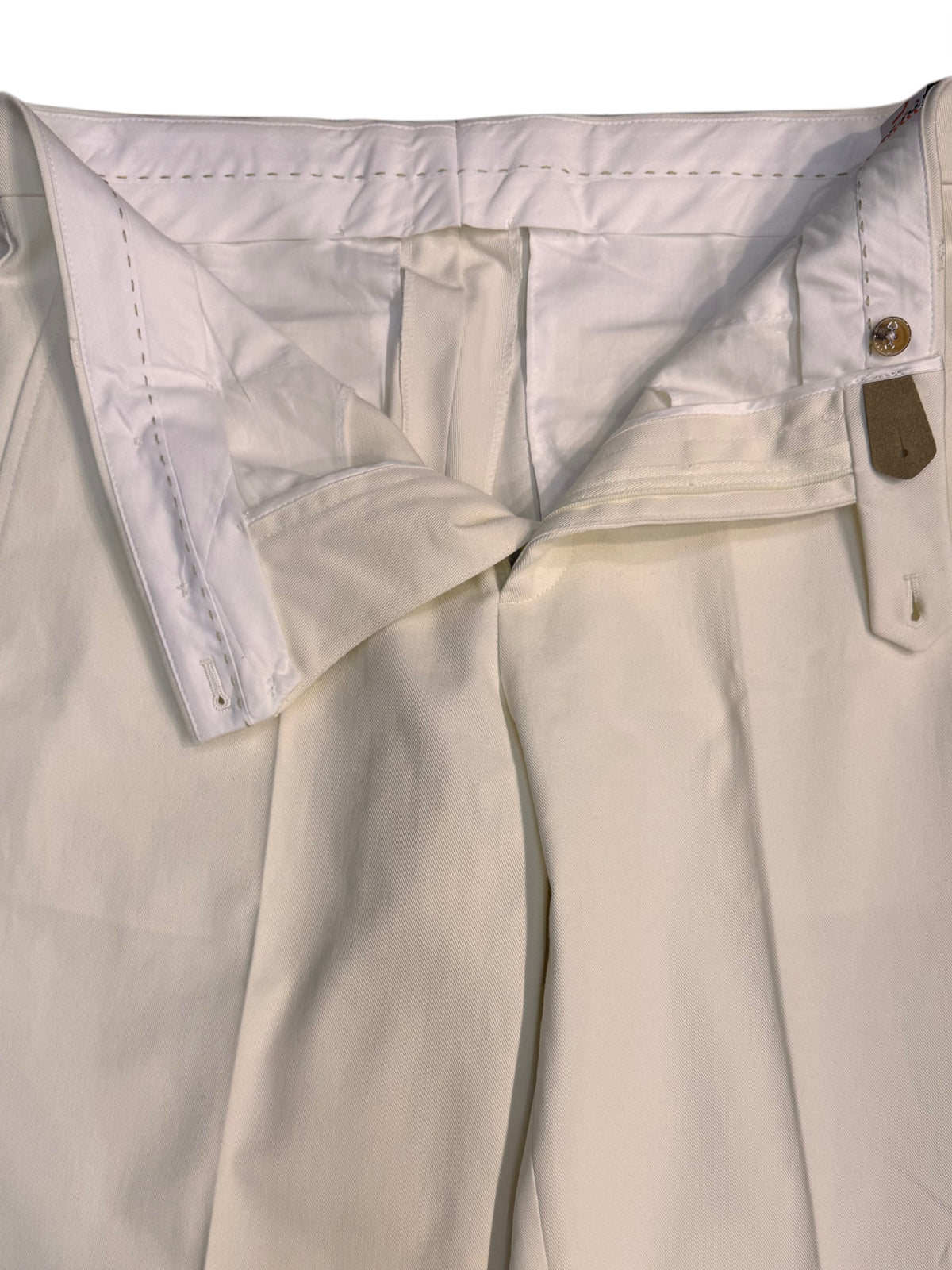 Pantalone Chino Renzo FRESH in bianco puro