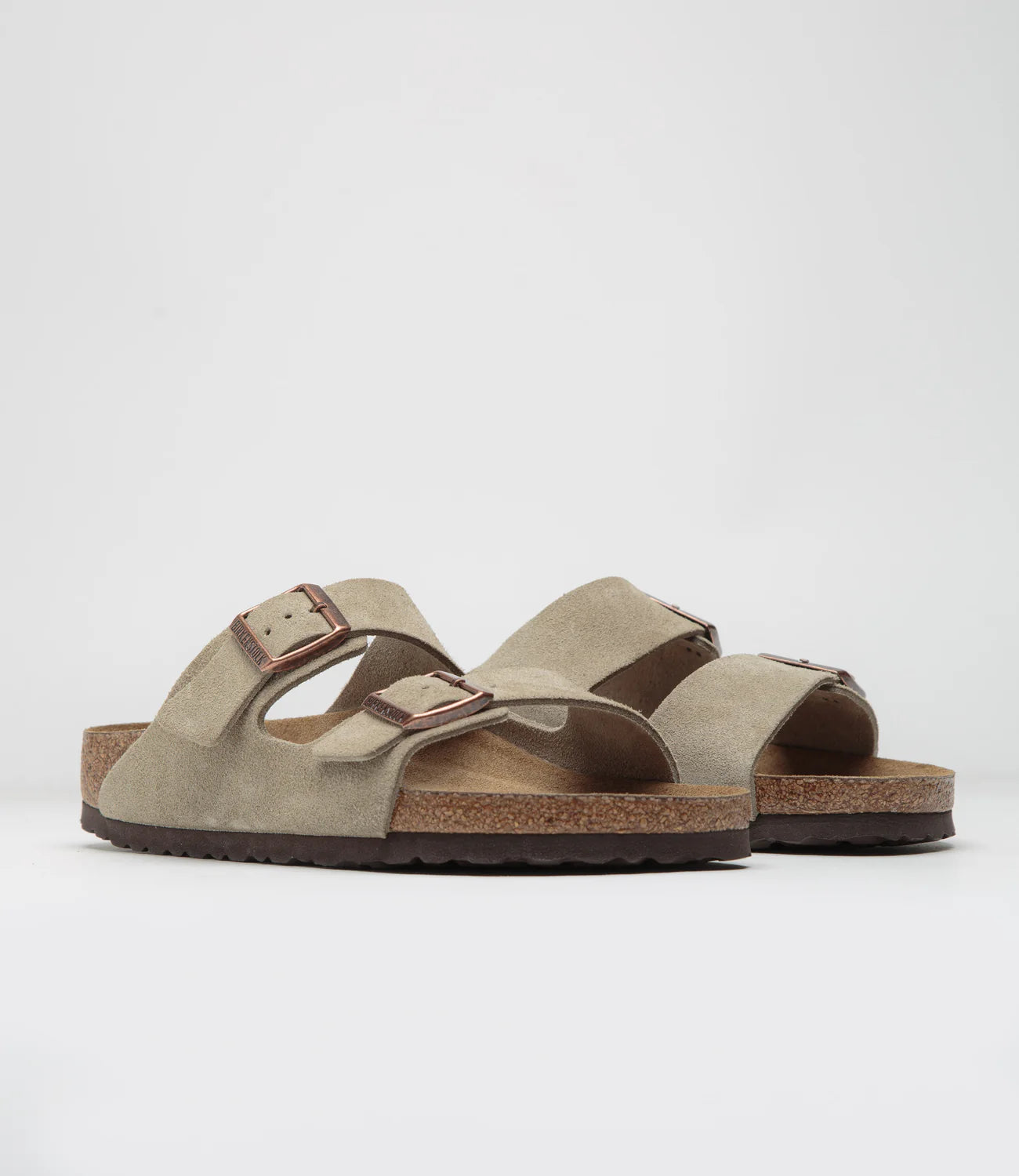 BIRKENSTOCK Arizona BS Taupe Suede Narrow Fit
