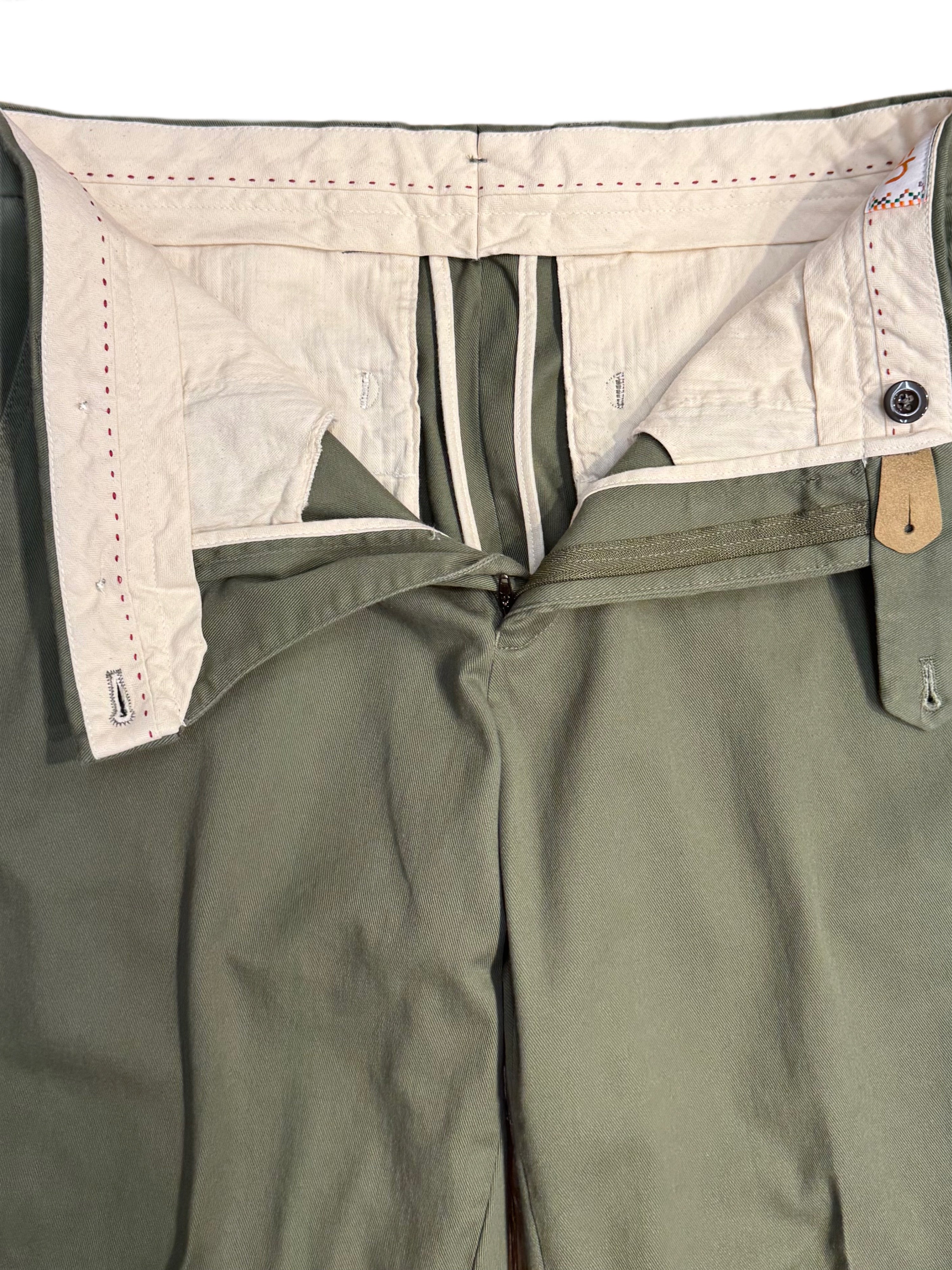 FRESH Renzo Chino Pant In Military Green