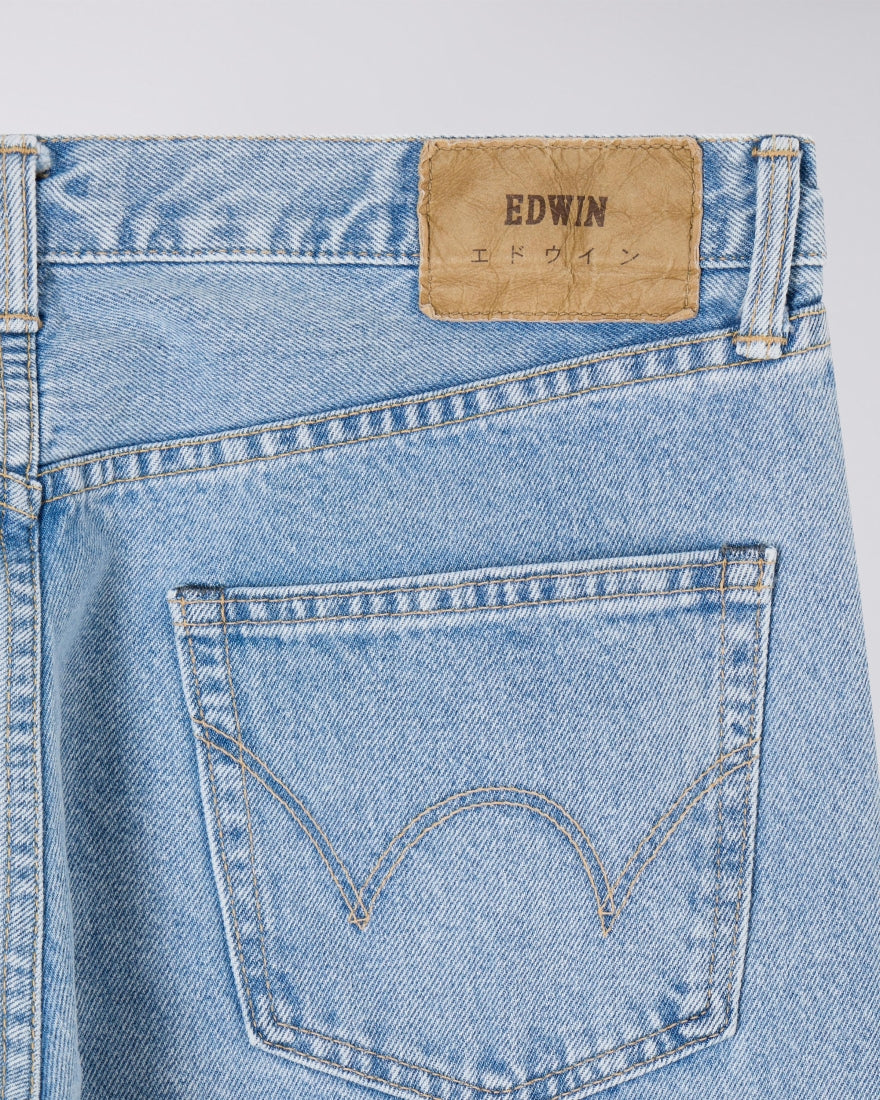 EDWIN Regular Tapered Blue Light Used Made In Japan