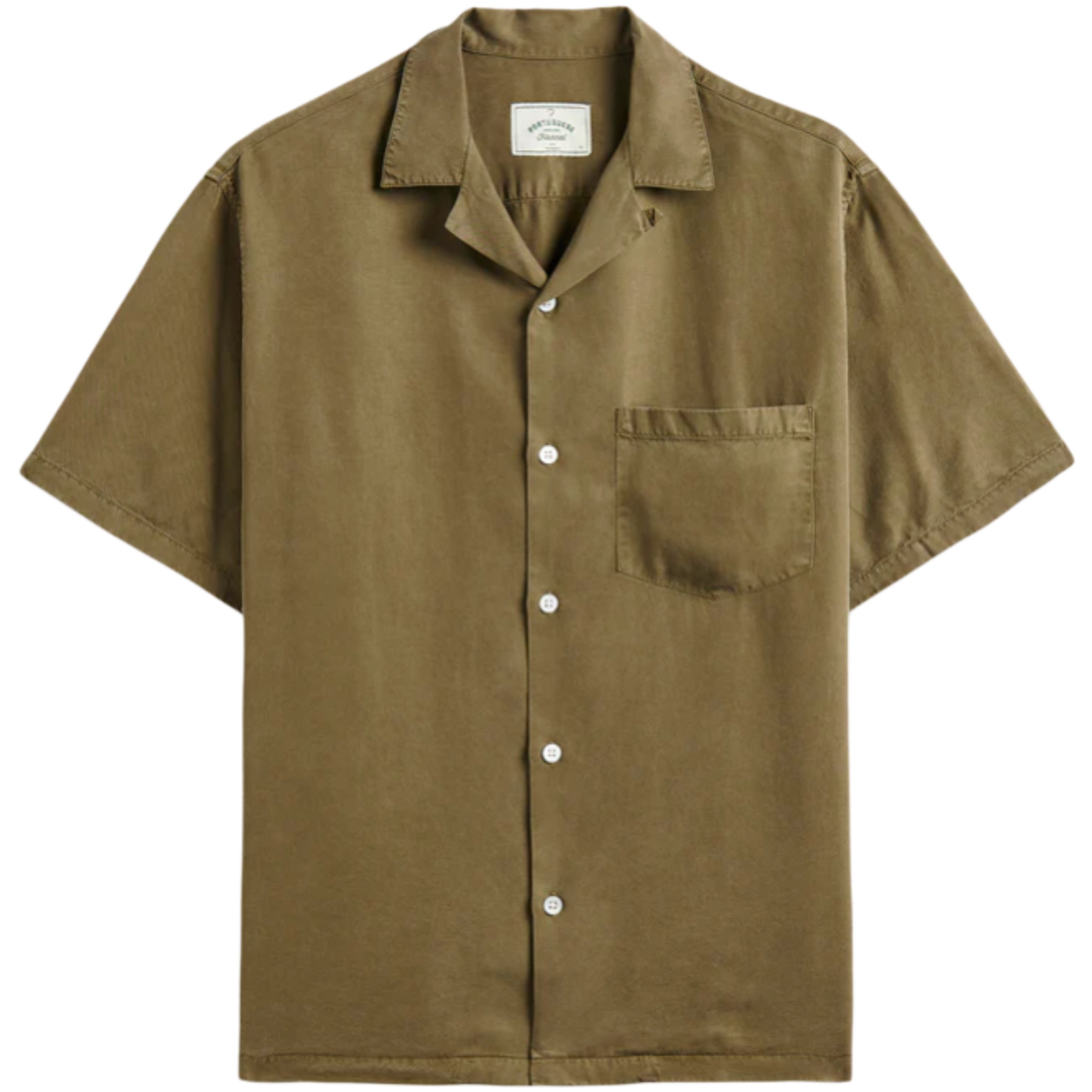 PORTUGUESE FLANNEL Dogtown Green Short Sleeve Shirt