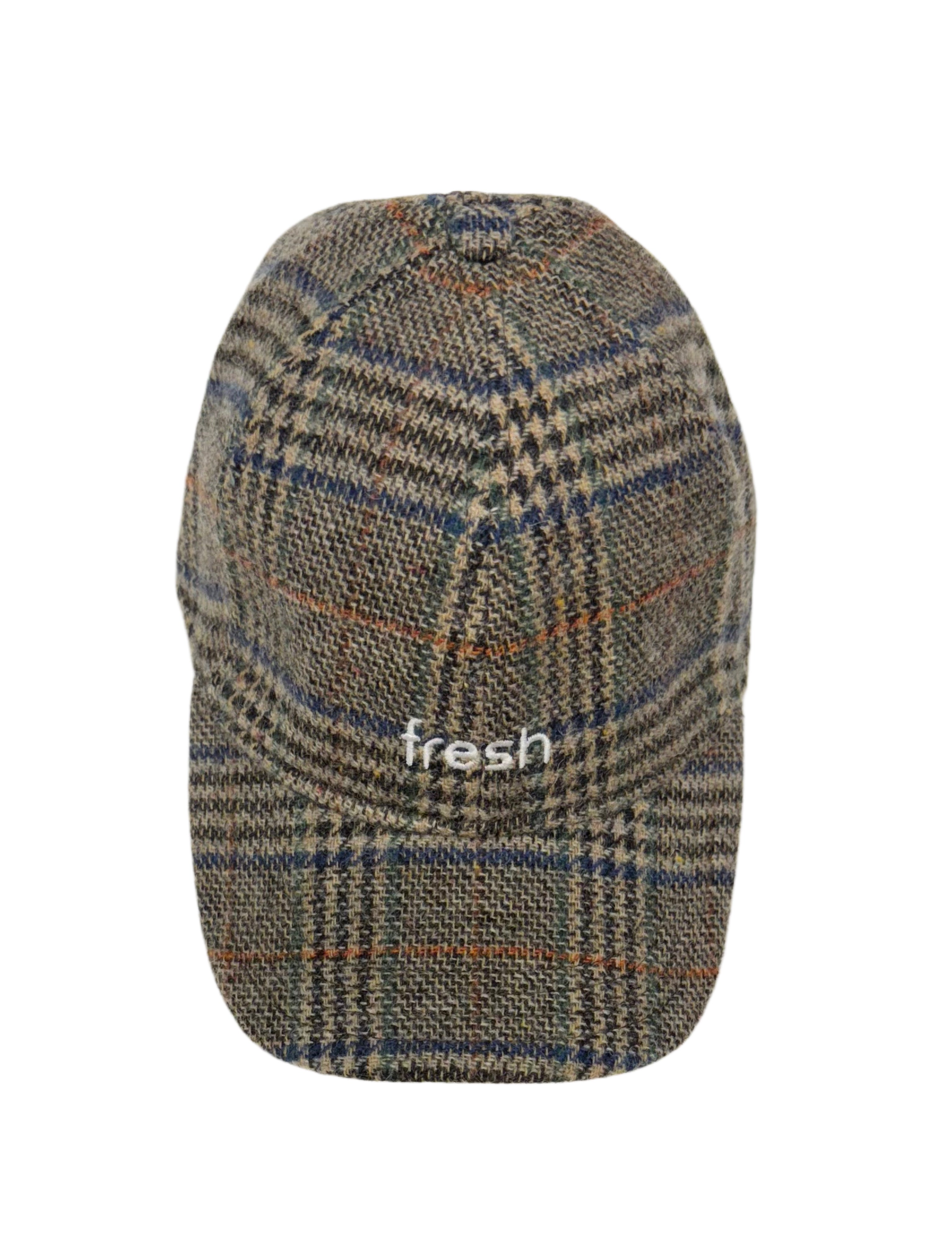 FRESH Six-Panel Oat Tweed Cap