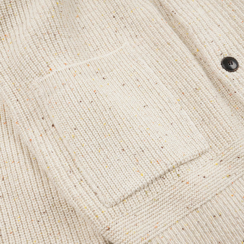 FRIZMWORKS Bocaci Wool Round Cardigan Ivory