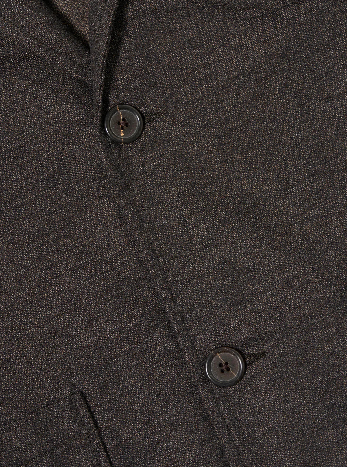 UNIVERSAL WORKS Brown Upcycled Italian Tweed Two Button Jacket