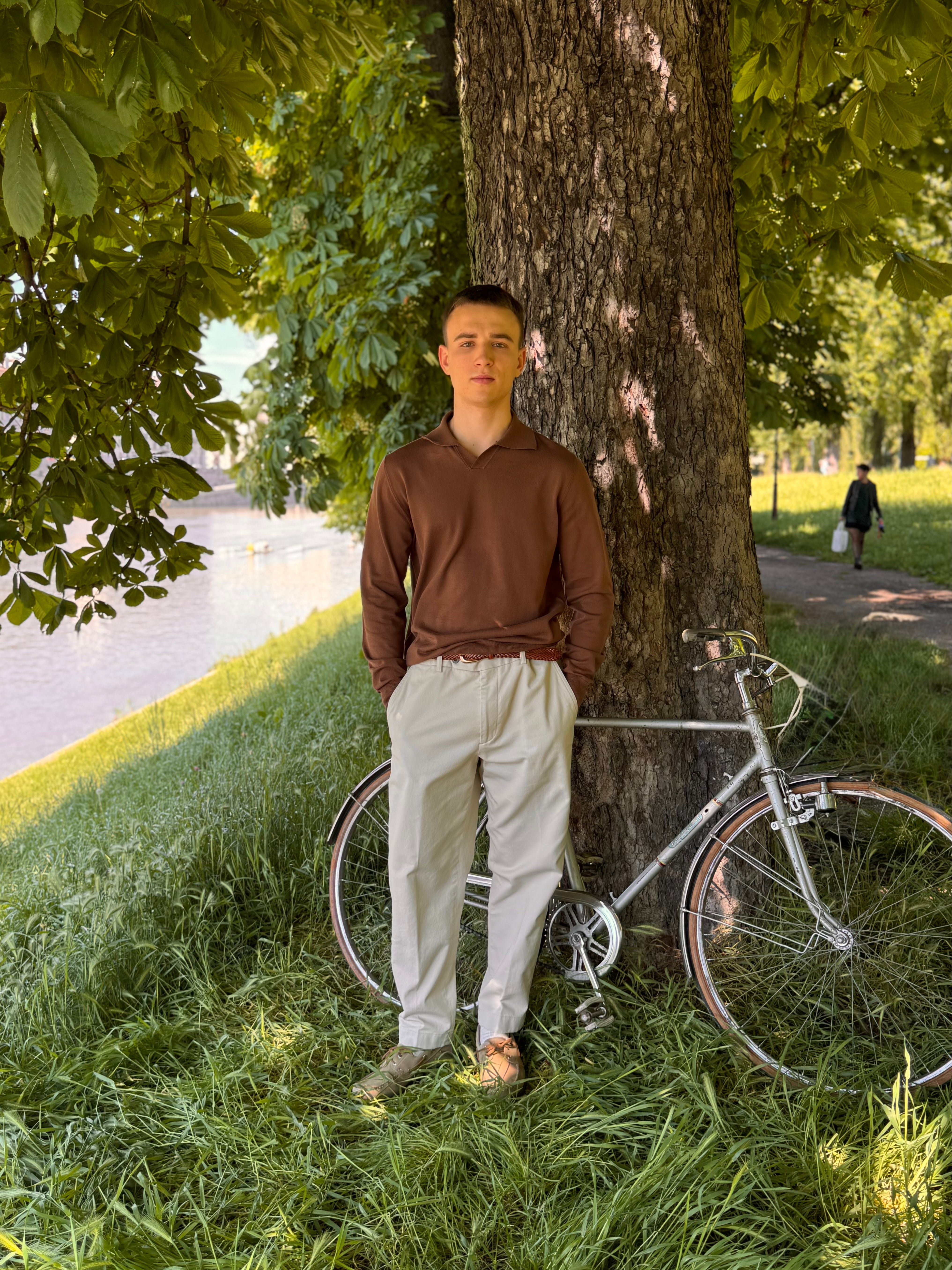 Polo en coton FRESH Morrissey couleur chocolat