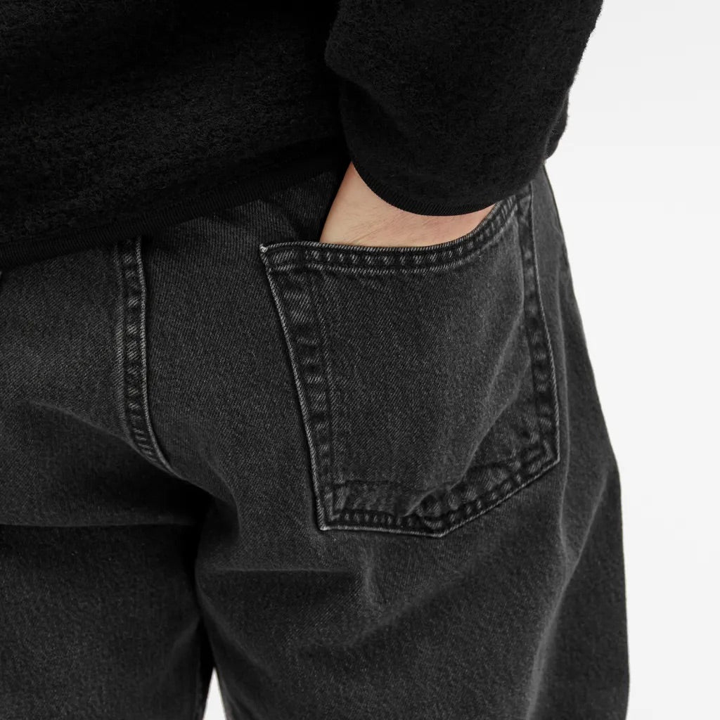 Jean ORSLOW 101 Dad's Fit en denim noir délavé à la pierre