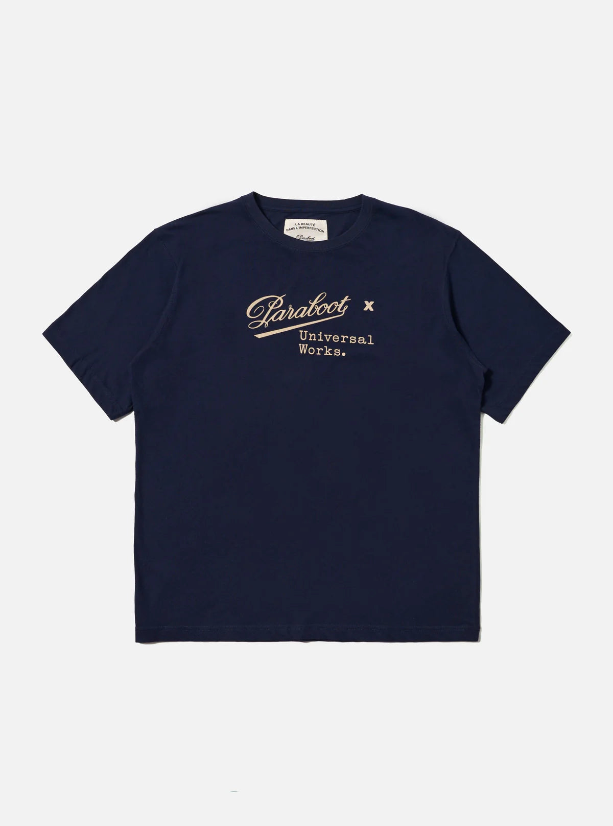 PARABOOT x Universal Works Navy Single Jersey Short Sleeve Tee