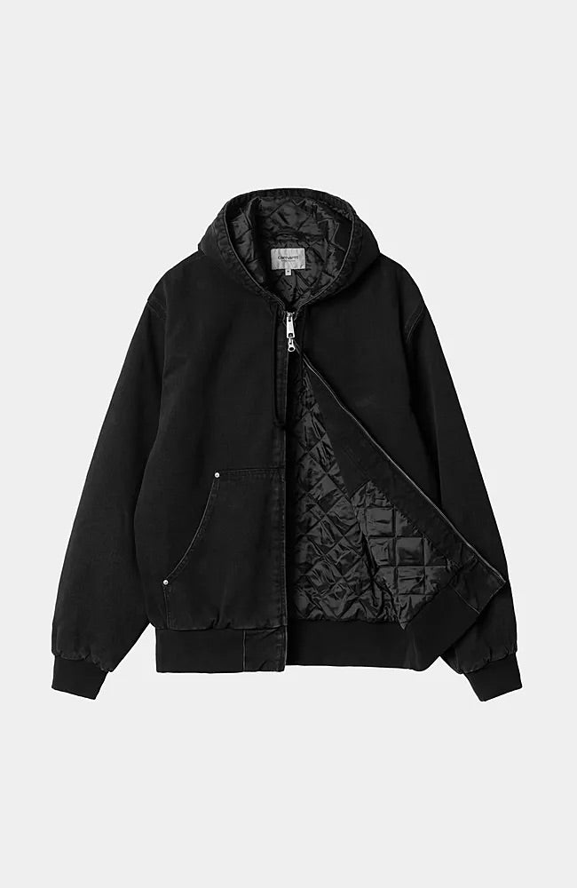 CARHARTT WIP OG Active Rivet Jacket Black Stone Washed