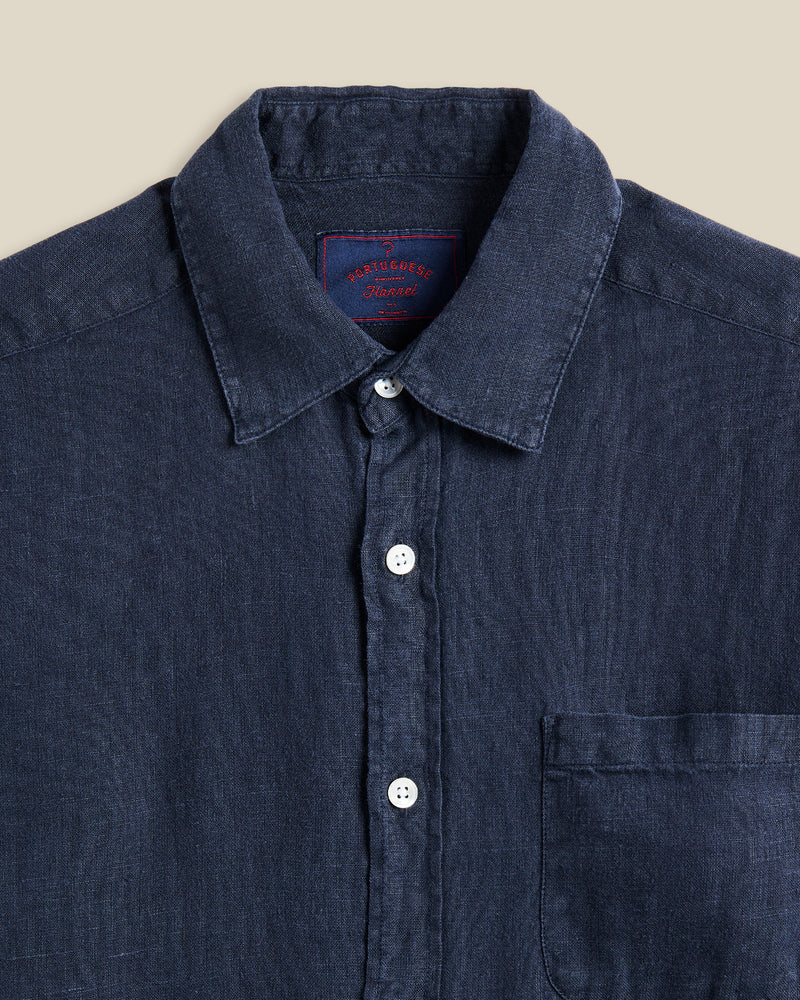 PORTUGUESE FLANNEL Linen Navy