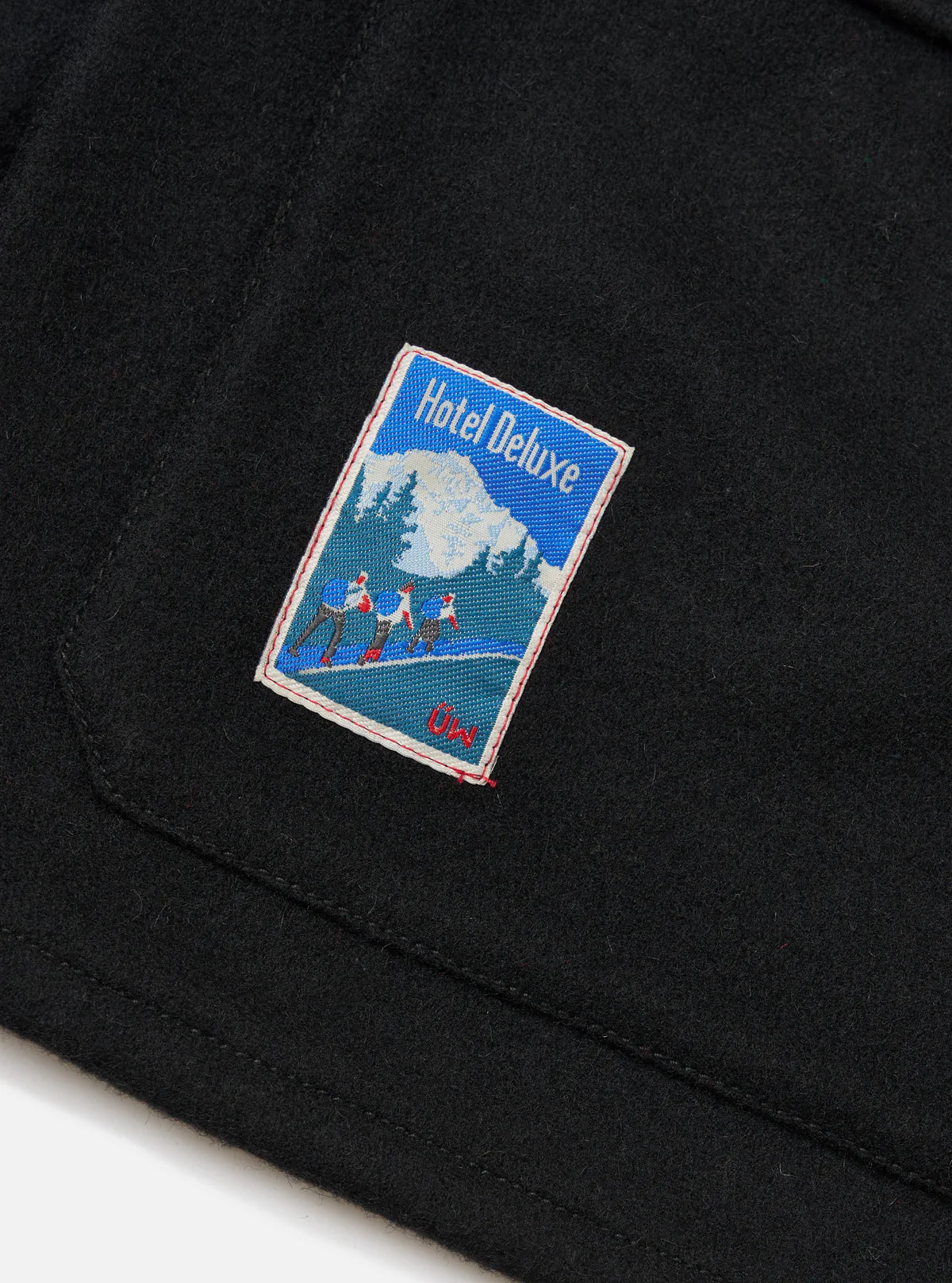 UNIVERSAL WORKS Black Mowbray Military Fatigue Jacket