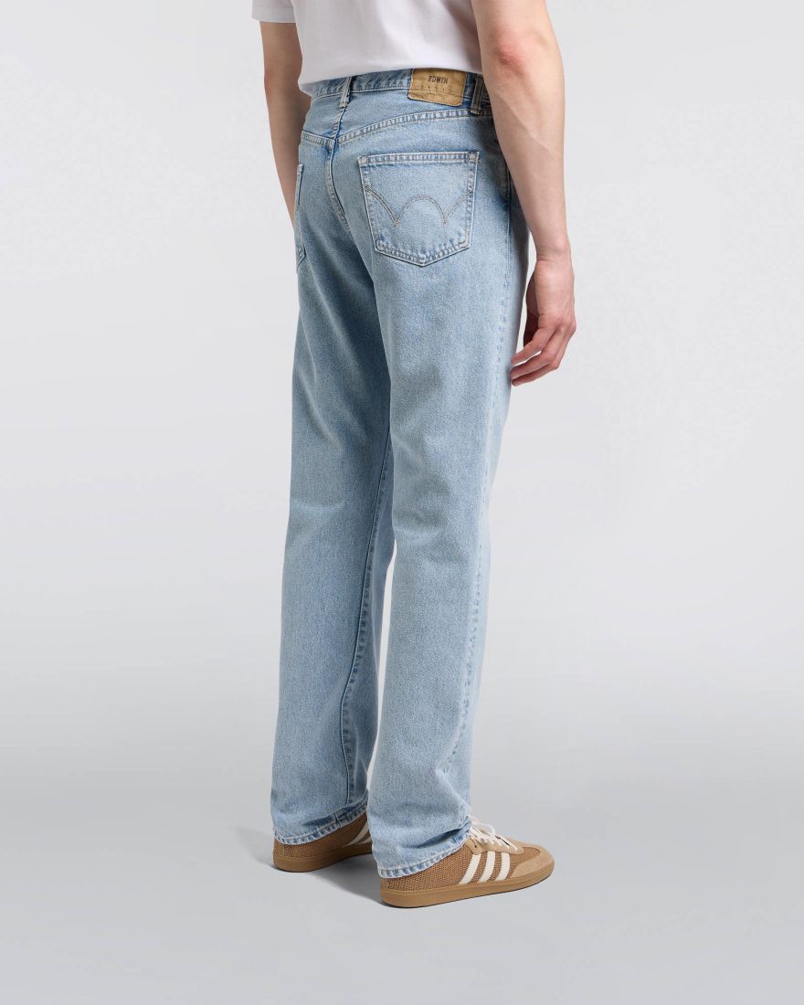 EDWIN Regular Straight Jeans Blue Light Used