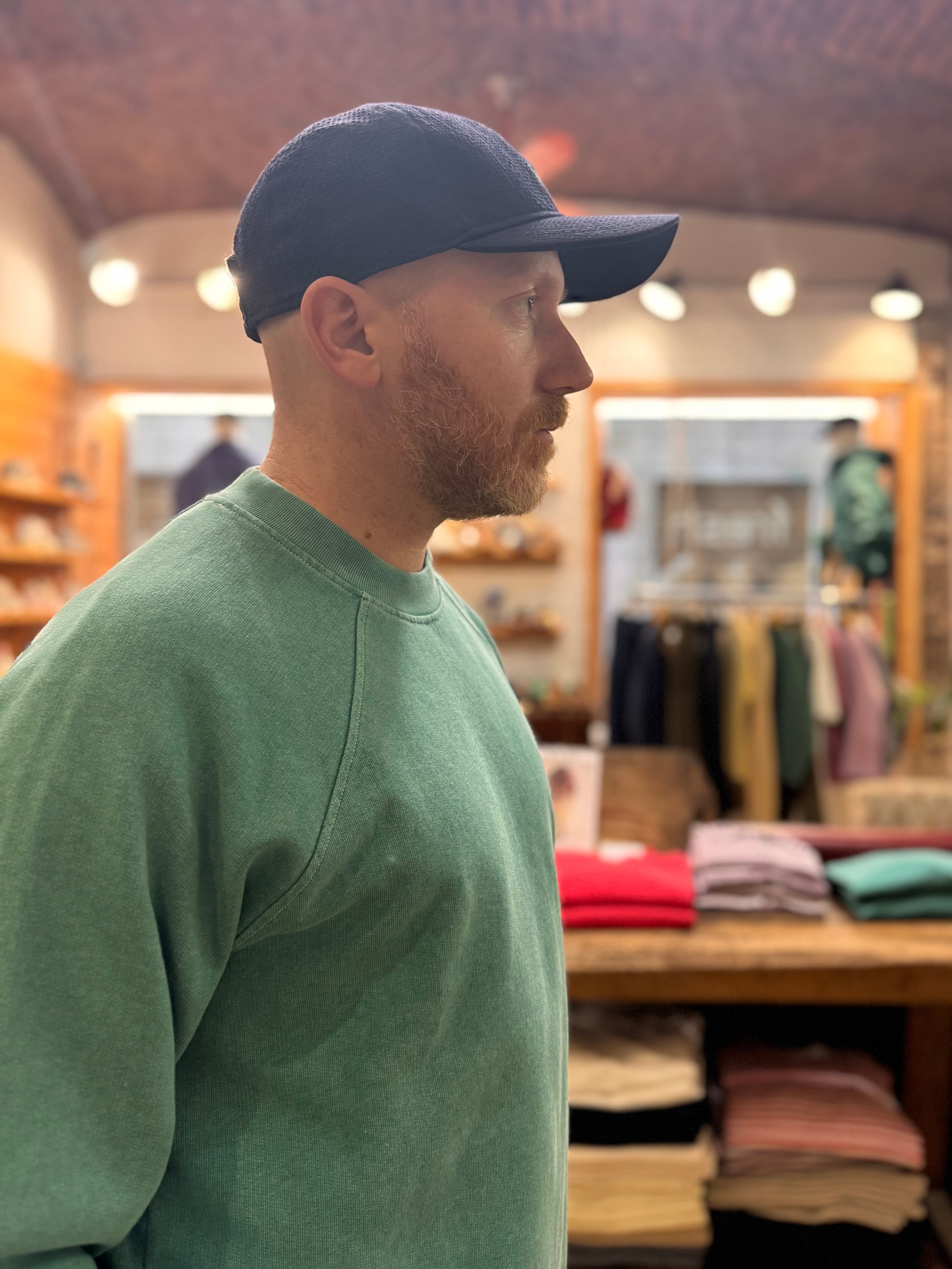 Sweat-shirt en coton plaqué Billie FRESH vert gai
