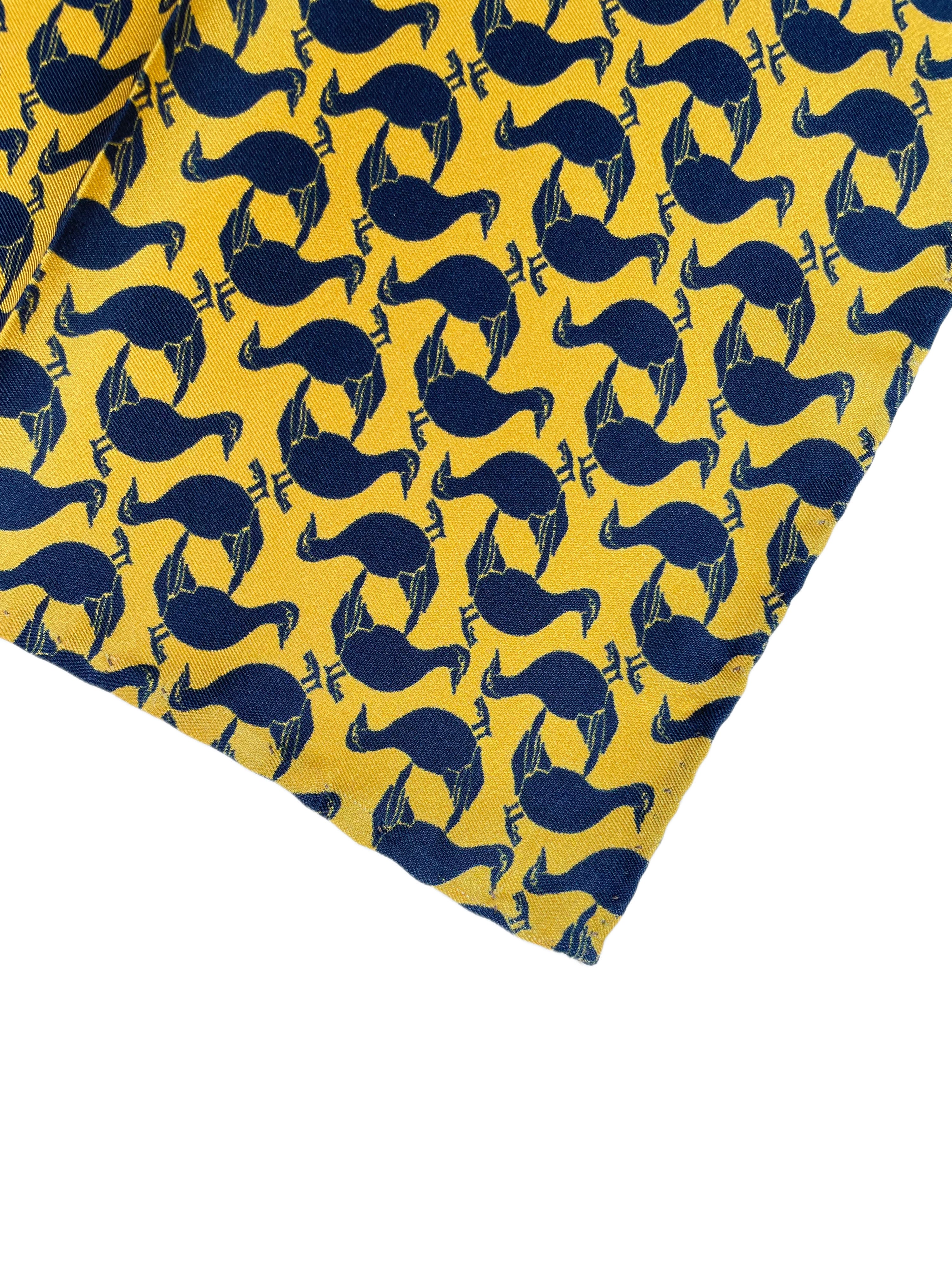 Pochette de costume en soie de canard FRESH