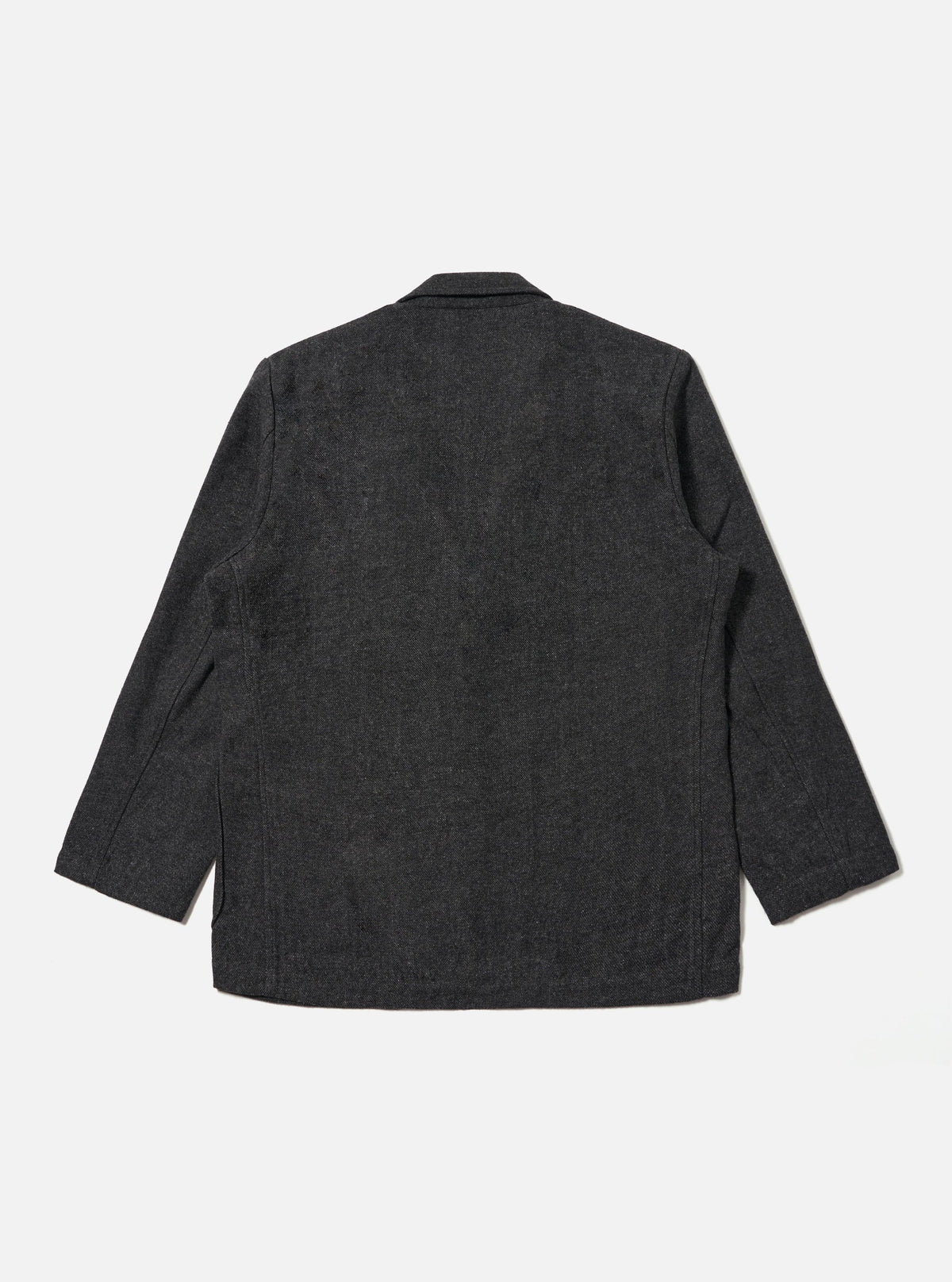 UNIVERSAL WORKS Grey Anders Wool Upcycled Two Button Jacket