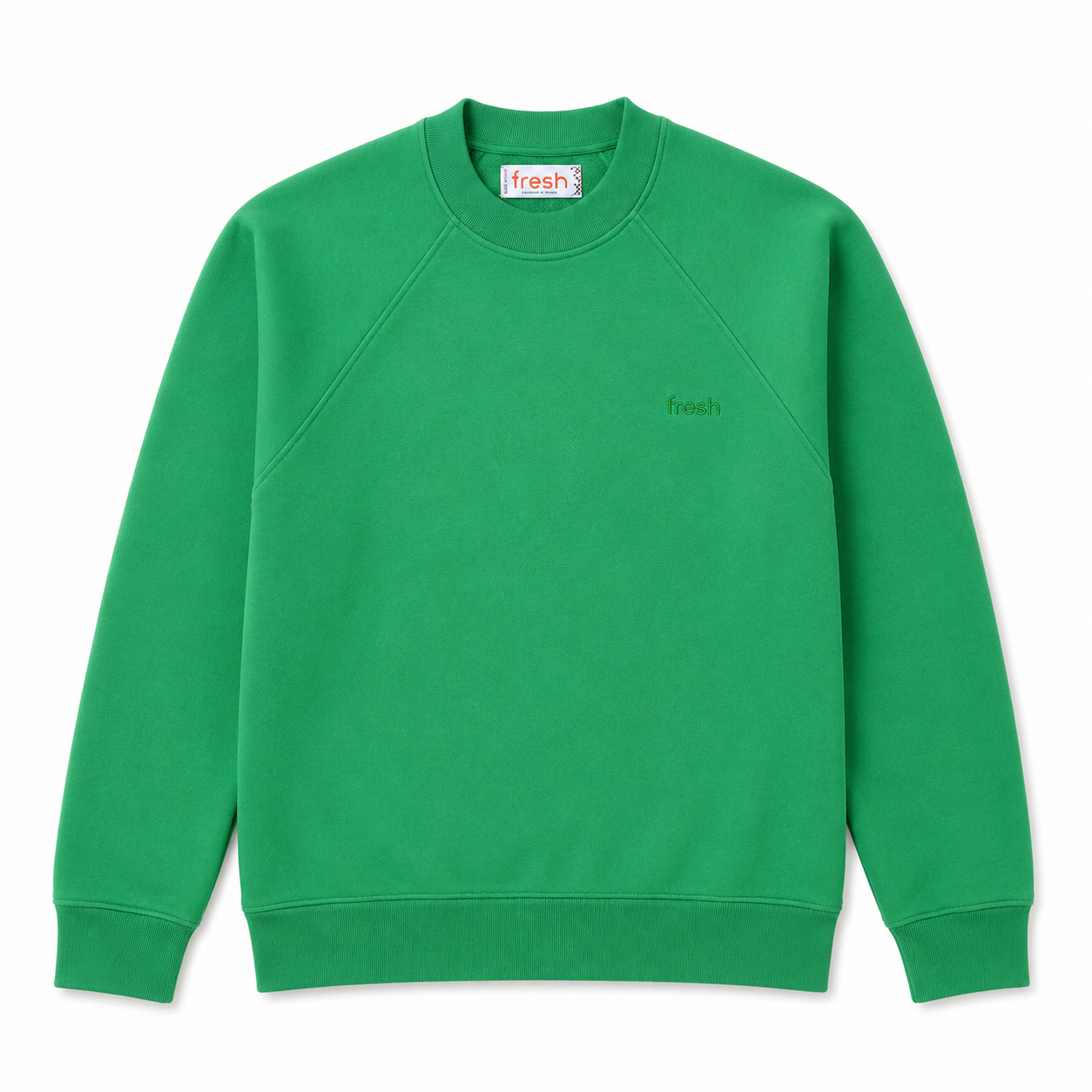 Sweat-shirt en coton FRESH Billie en vert