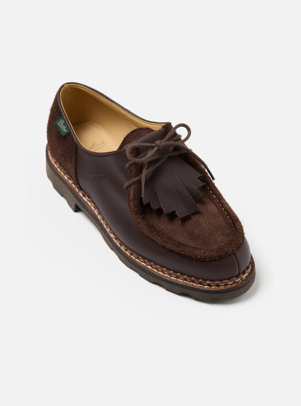 PARABOOT x Universal Works Michael in Coffee Leather Suede