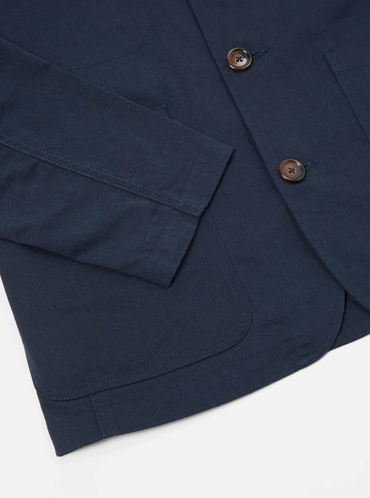 UNIVERSAL WORKS Giacca Bakers in Twill Blu Navy
