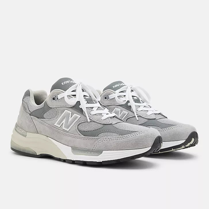 NEW BALANCE Made in USA 992 Shoes Grey With Grey 006 and White