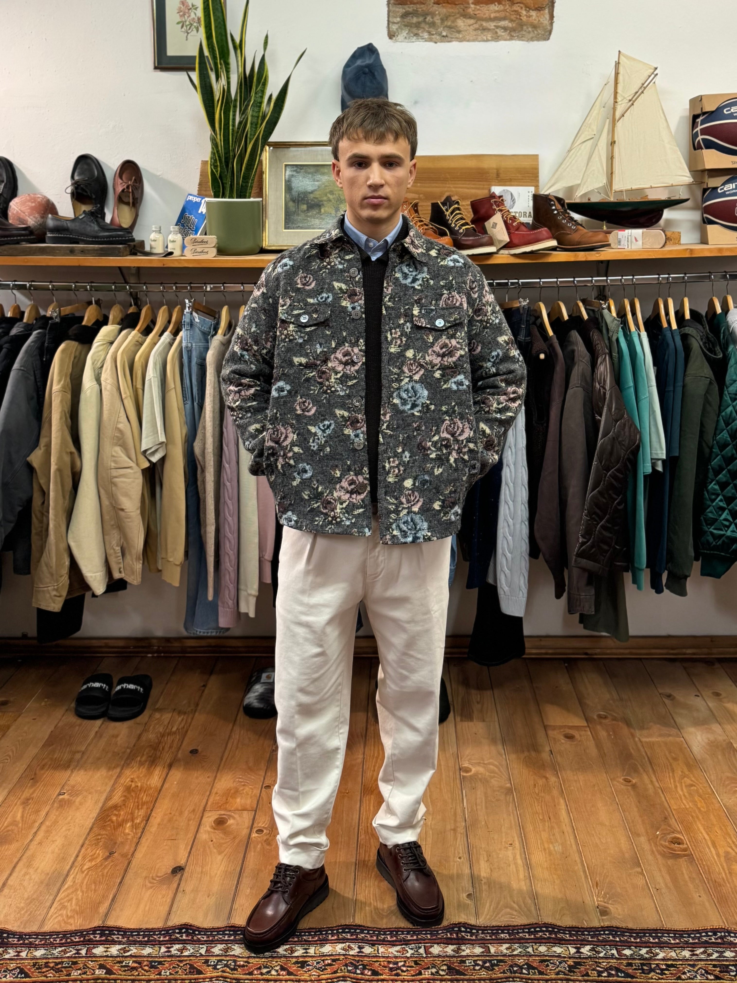 FRESH Flowers Jacquard Overshirt