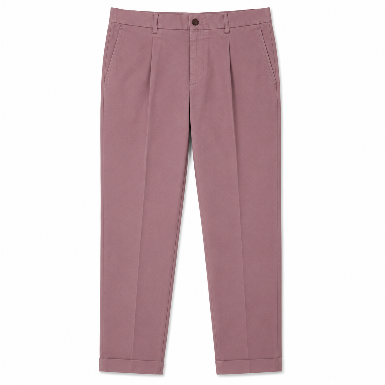 Pantaloni chino in cotone plissettato FRESH Camogli in cipolla