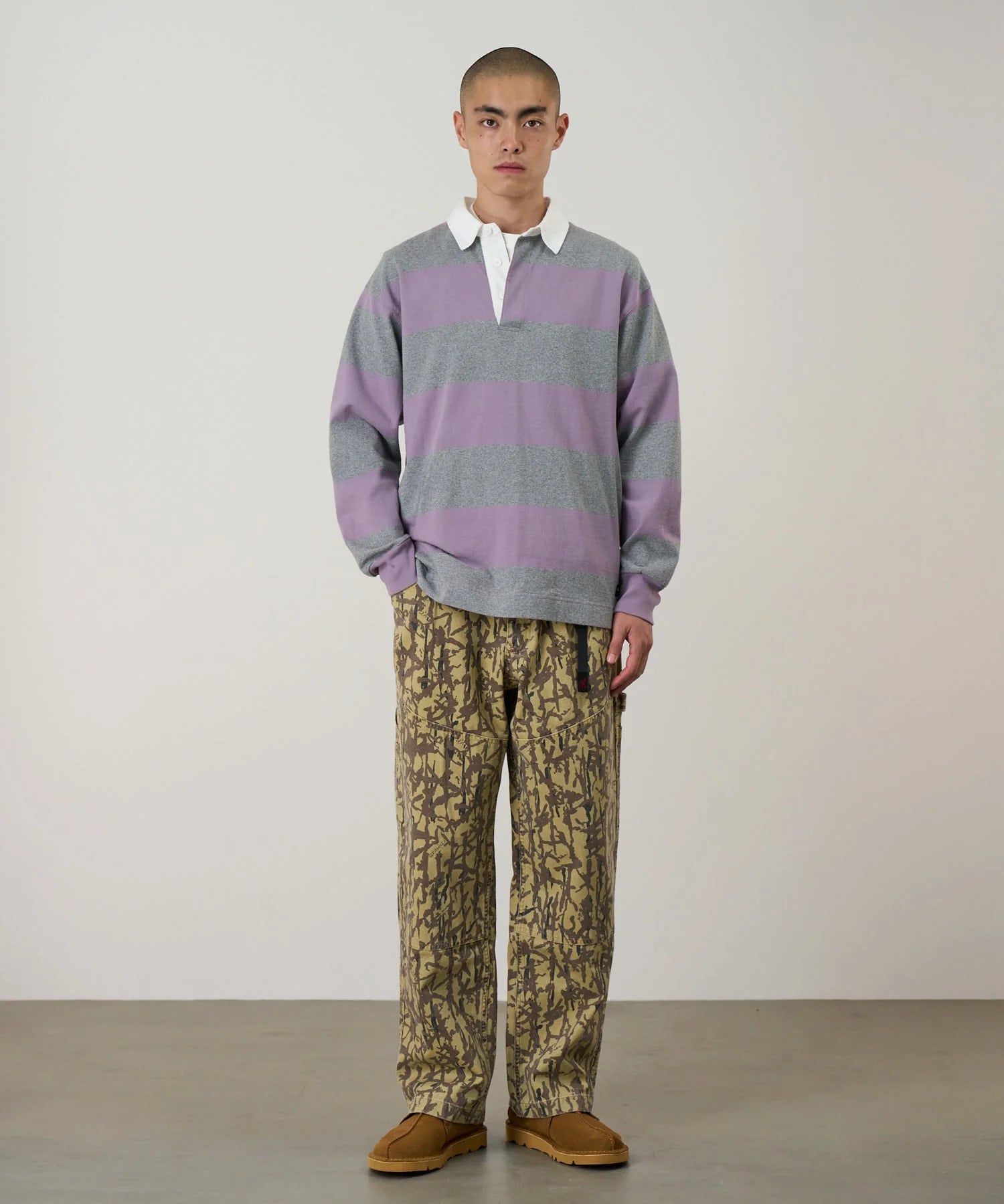 GRAMICCI Langdon Rugby Shirt Heather Purple