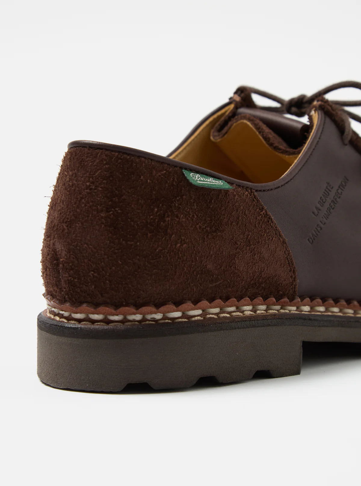 PARABOOT x Universal Works Michael in Coffee Leather Suede
