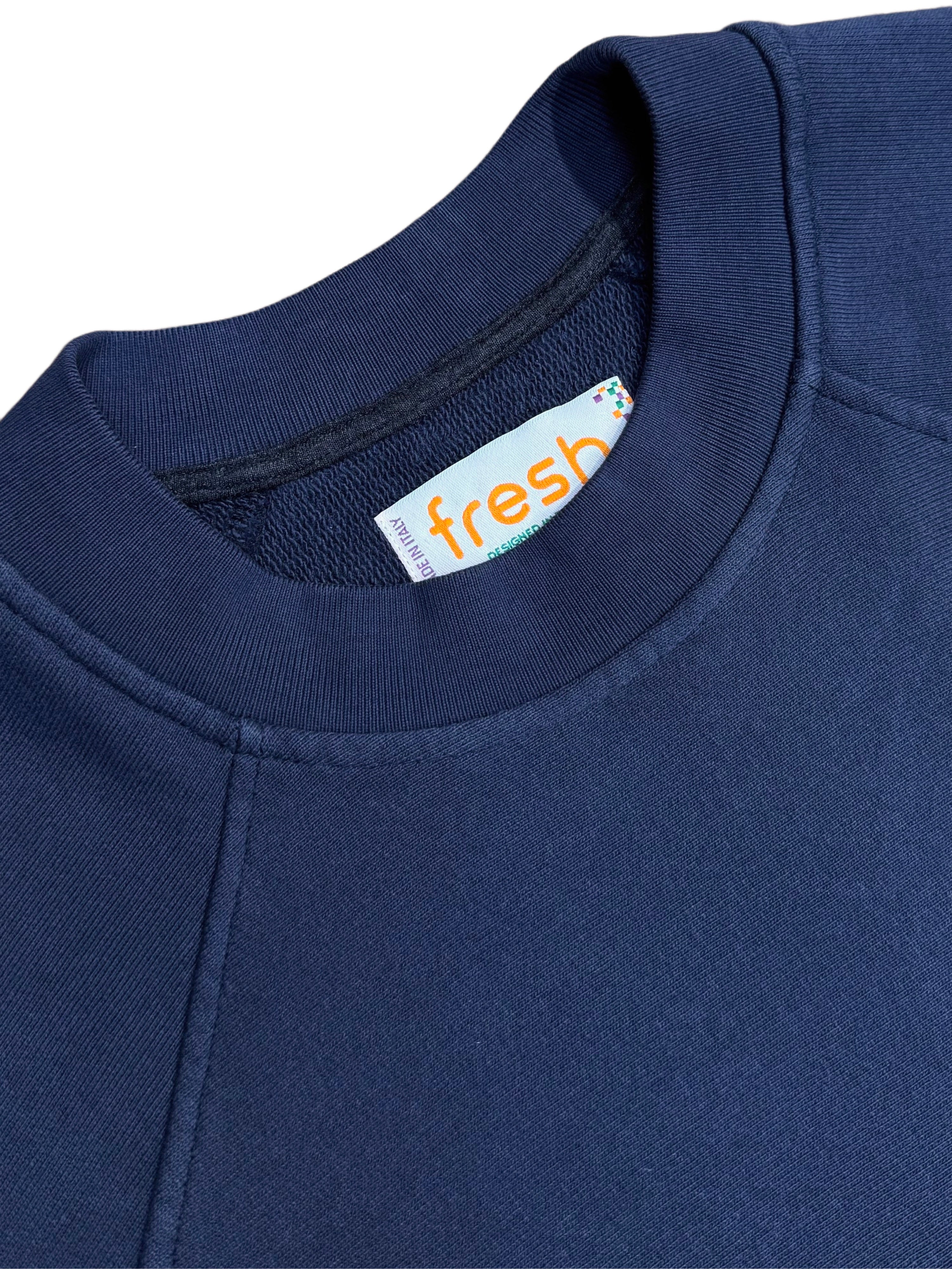 Felpa FRESH Billie in cotone blu navy