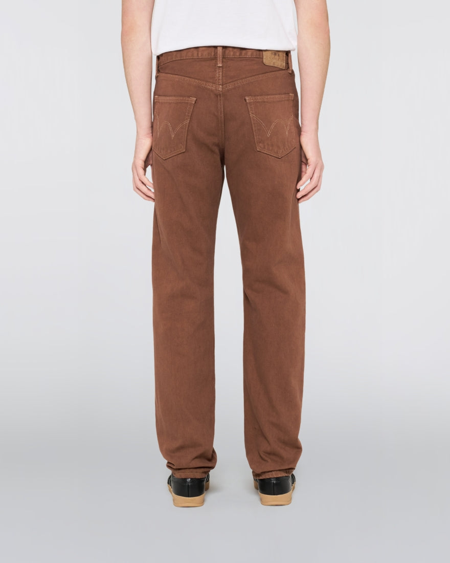 EDWIN Regular Straight Jeans Natural Brown Overdyed