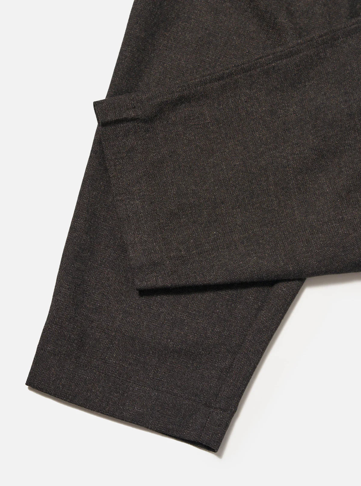 UNIVERSAL WORKS Brown Upcycled Italian Tweed Pleated Track Pant