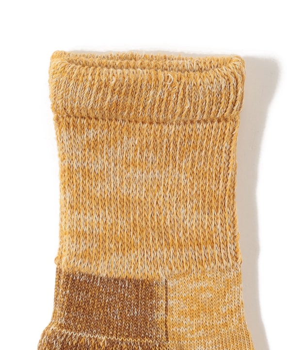 BEAMS PLUS Chaussettes Outdoor Jaune