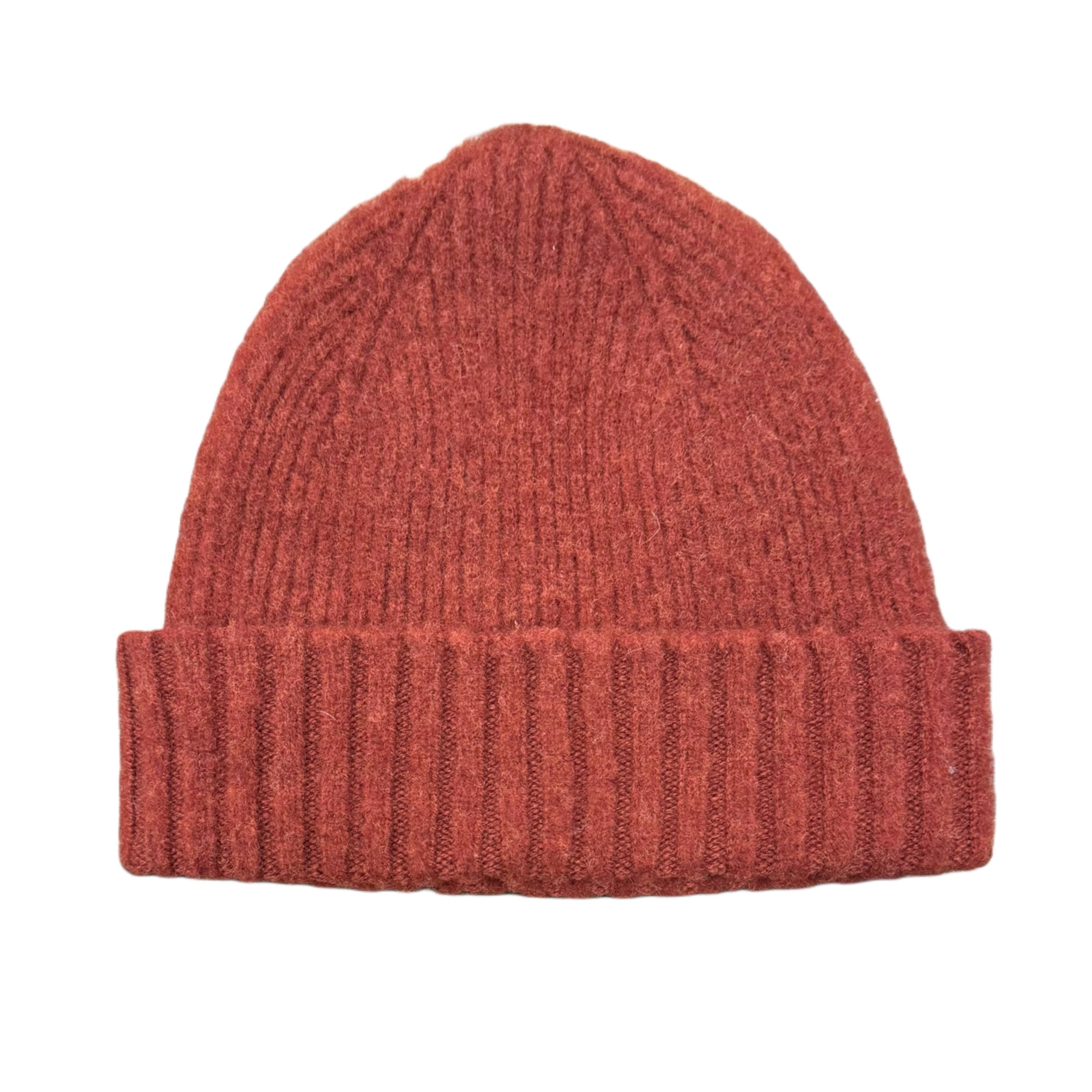 FRESH Bob Shetland Wool Beanie In Sienna