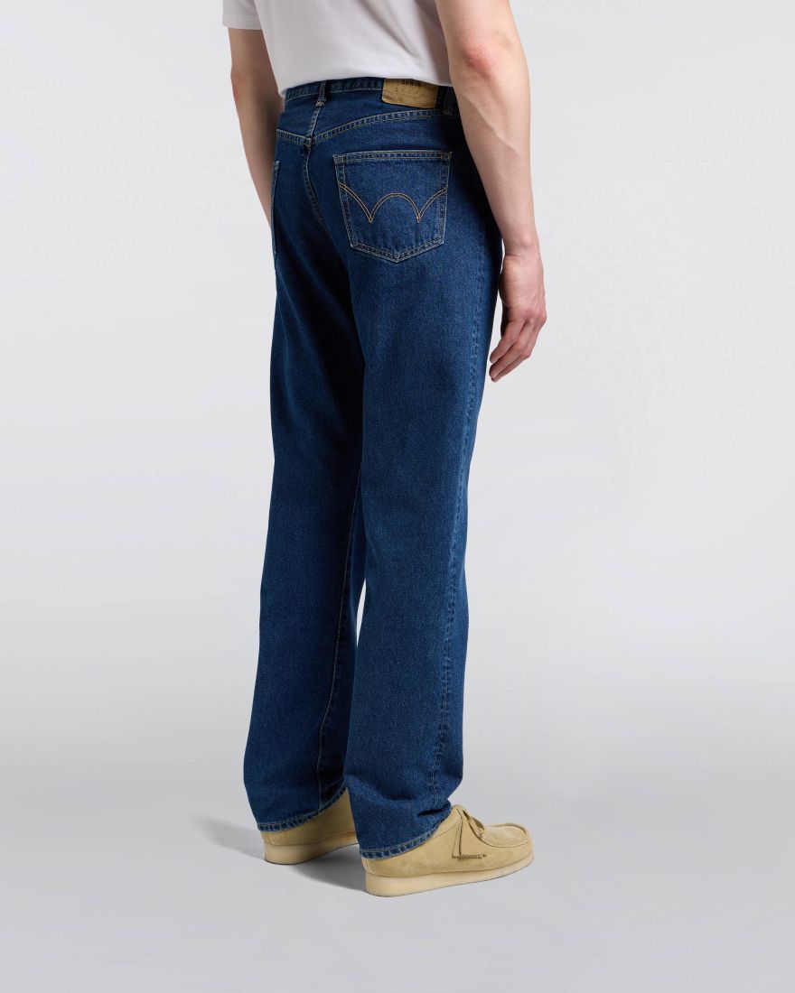 EDWIN Regular Straight Jeans Blue Mid Used
