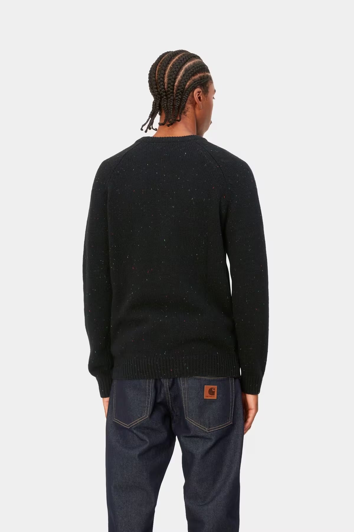 CARHARTT WIP Anglistic Sweater Speckled Black