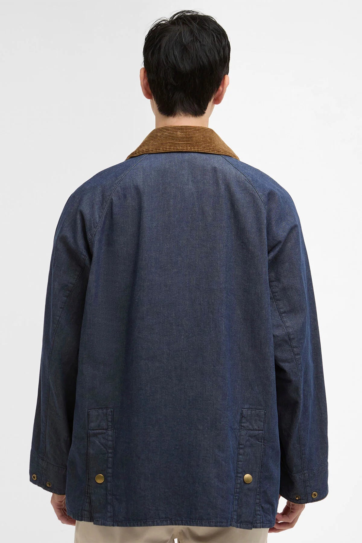BARBOUR Blouson décontracté en jean Os Bedale Vêtements d'extérieur Indigo