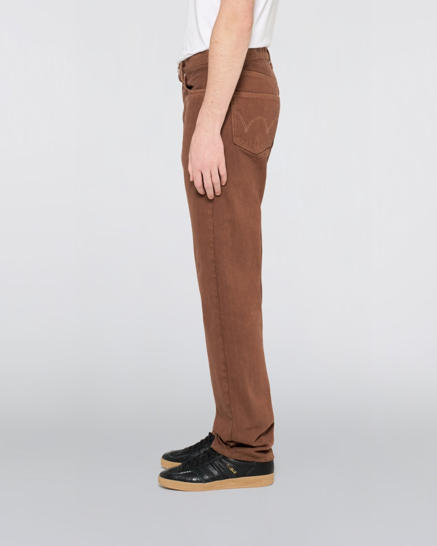 EDWIN Regular Straight Jeans Natural Brown Overdyed