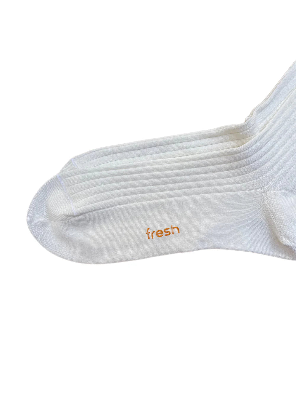 FRESH Cotton Over-the-Calf Lenghth Socks In White