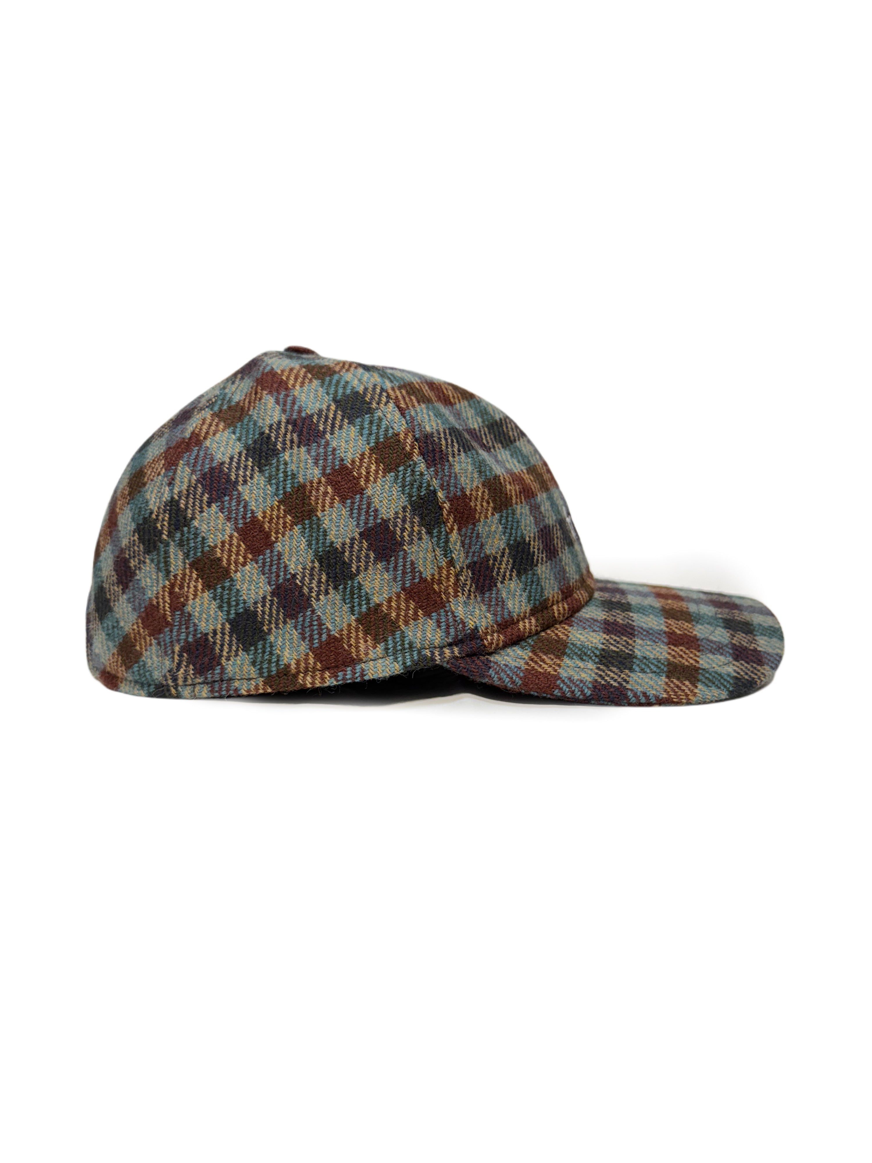 FRESH Six-Panel Pale Blue Tweed Cap